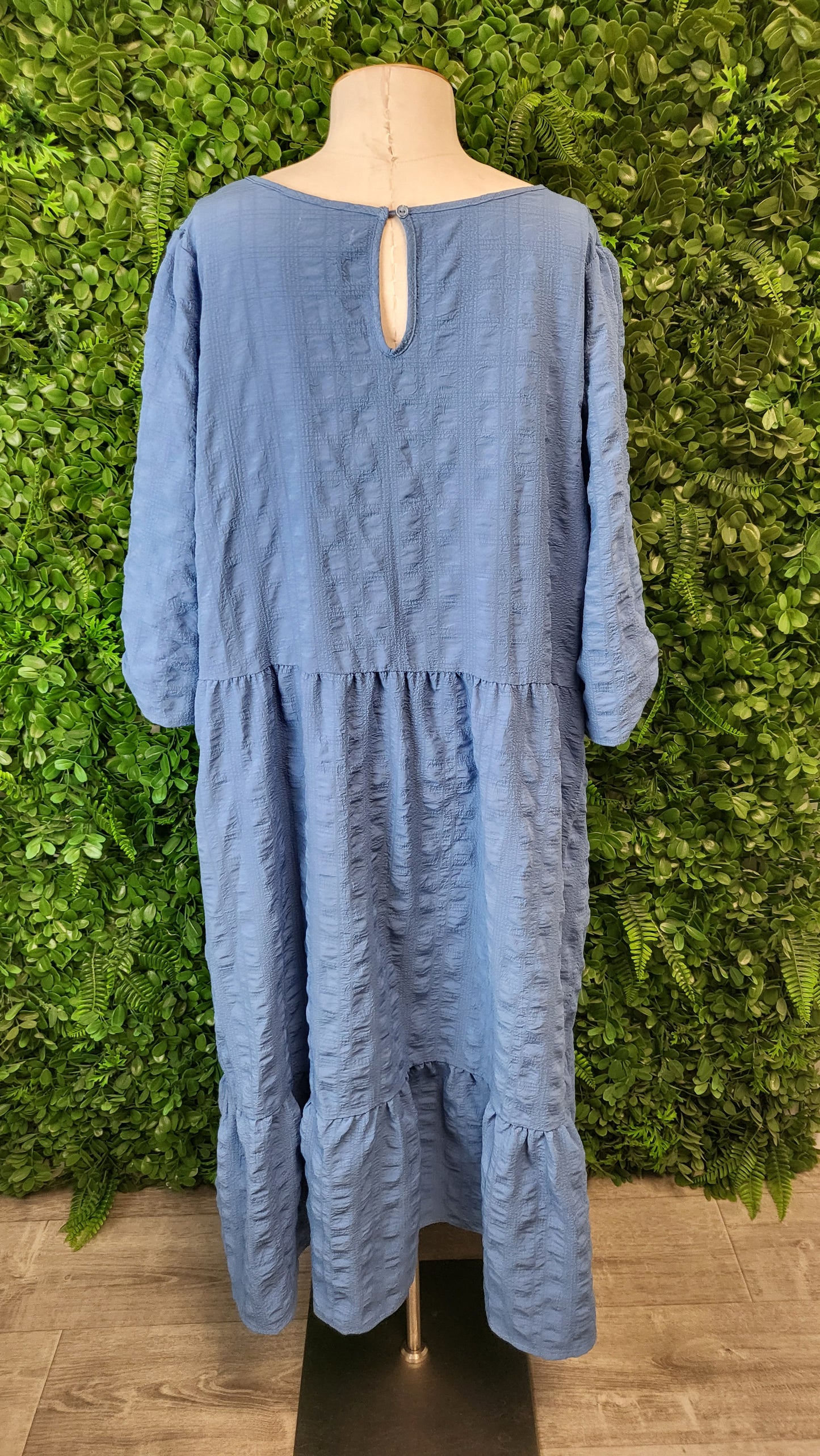 Seven Star Blue Textured Dress (22)