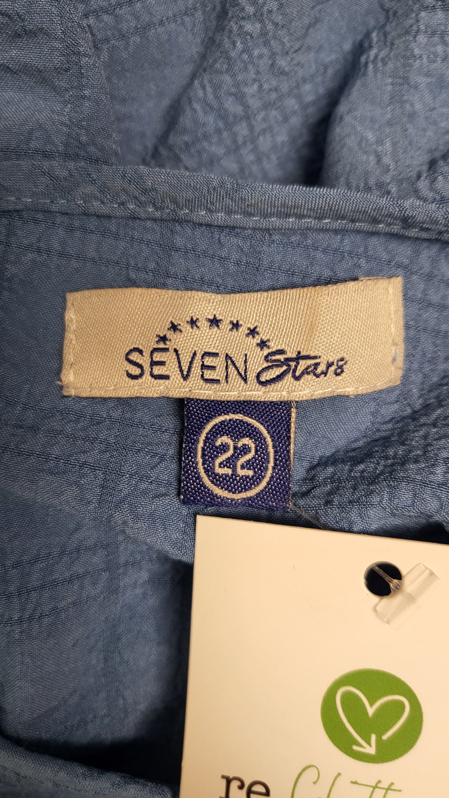 Seven Star Blue Textured Dress (22)