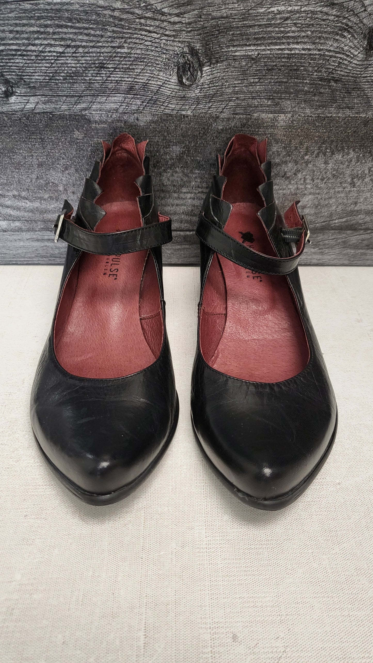 Nopulse Black Leather Mary Jane (39)