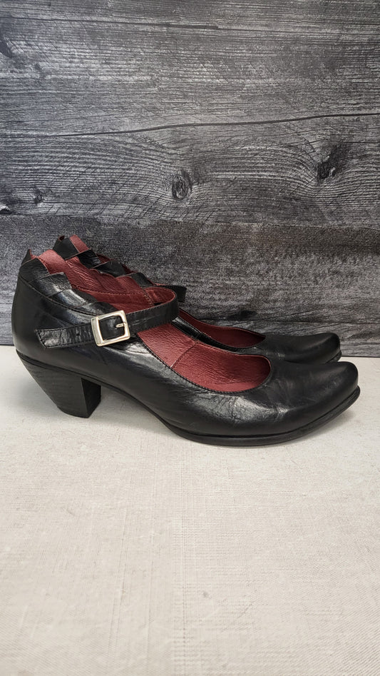 Nopulse Black Leather Mary Jane (39)