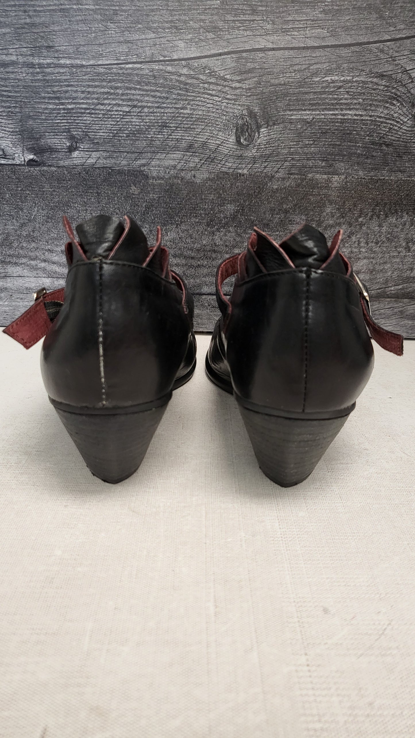 Nopulse Black Leather Mary Jane (39)