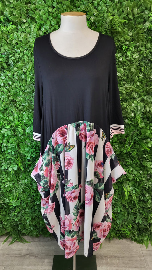Jellicoe Print Tulip Dress (12-14)