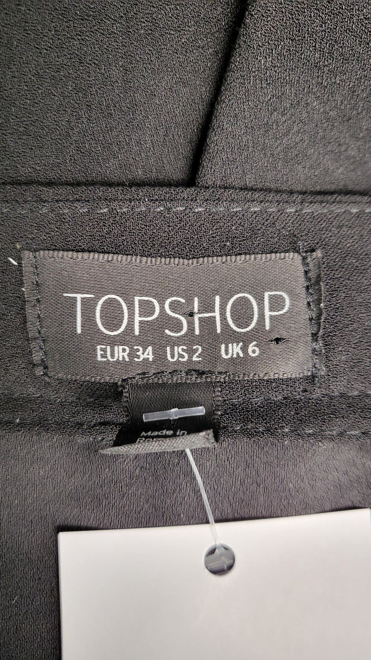 Top Shop Black Pleated Mini Skirt (8)