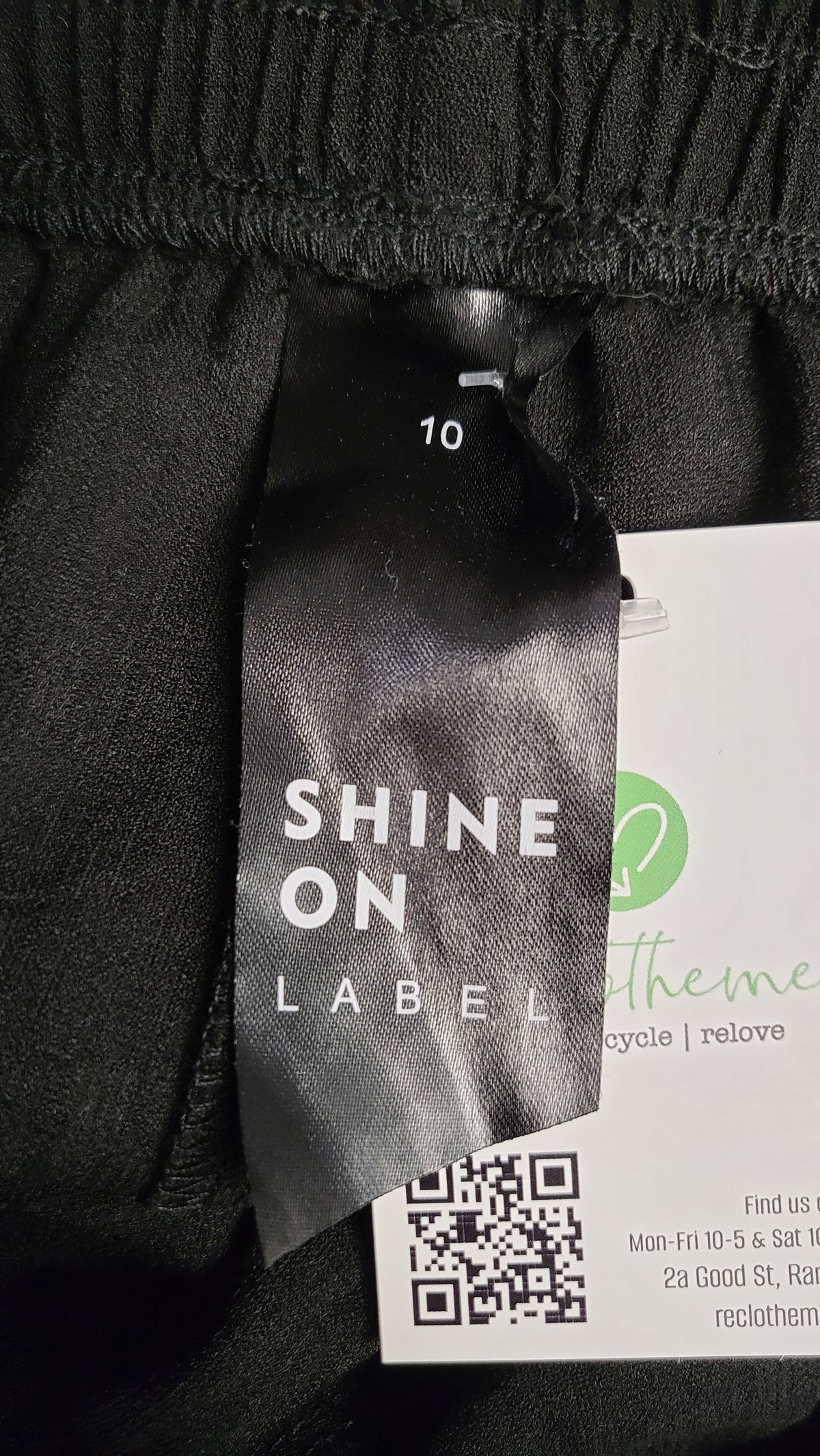 Shine On Black Wide Leg Pant (10)