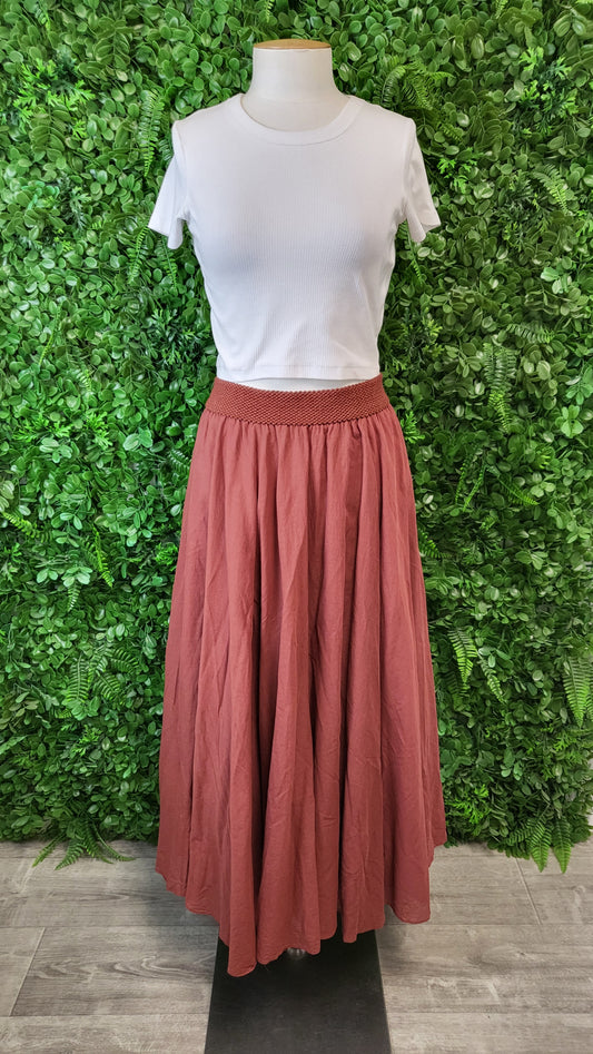 Elementary Rust A-Line Skirt (16)