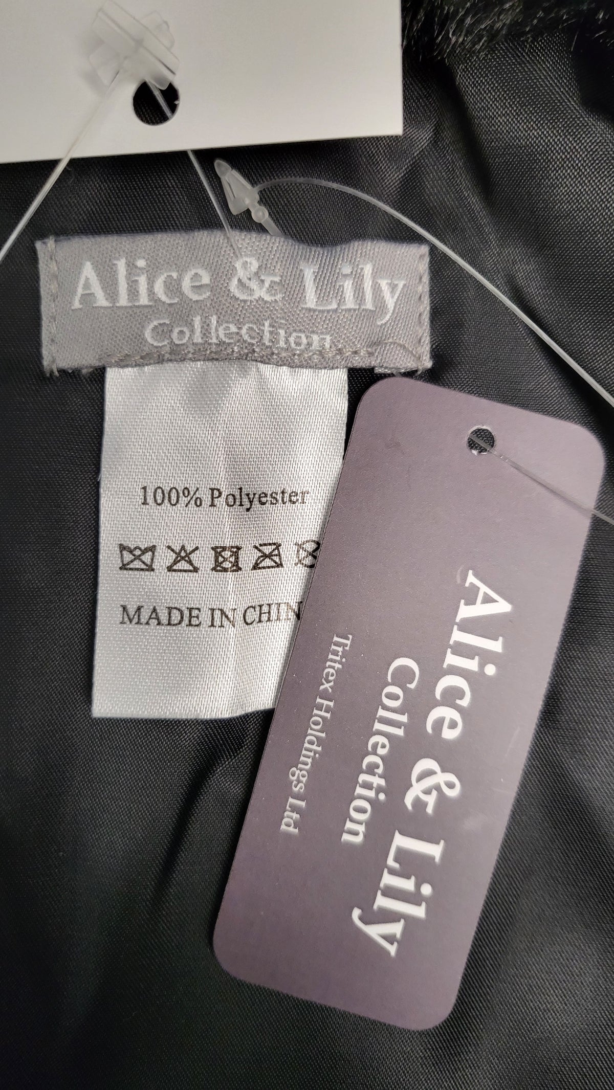 Alice & Lily Black Fur Vest BNWT (16)