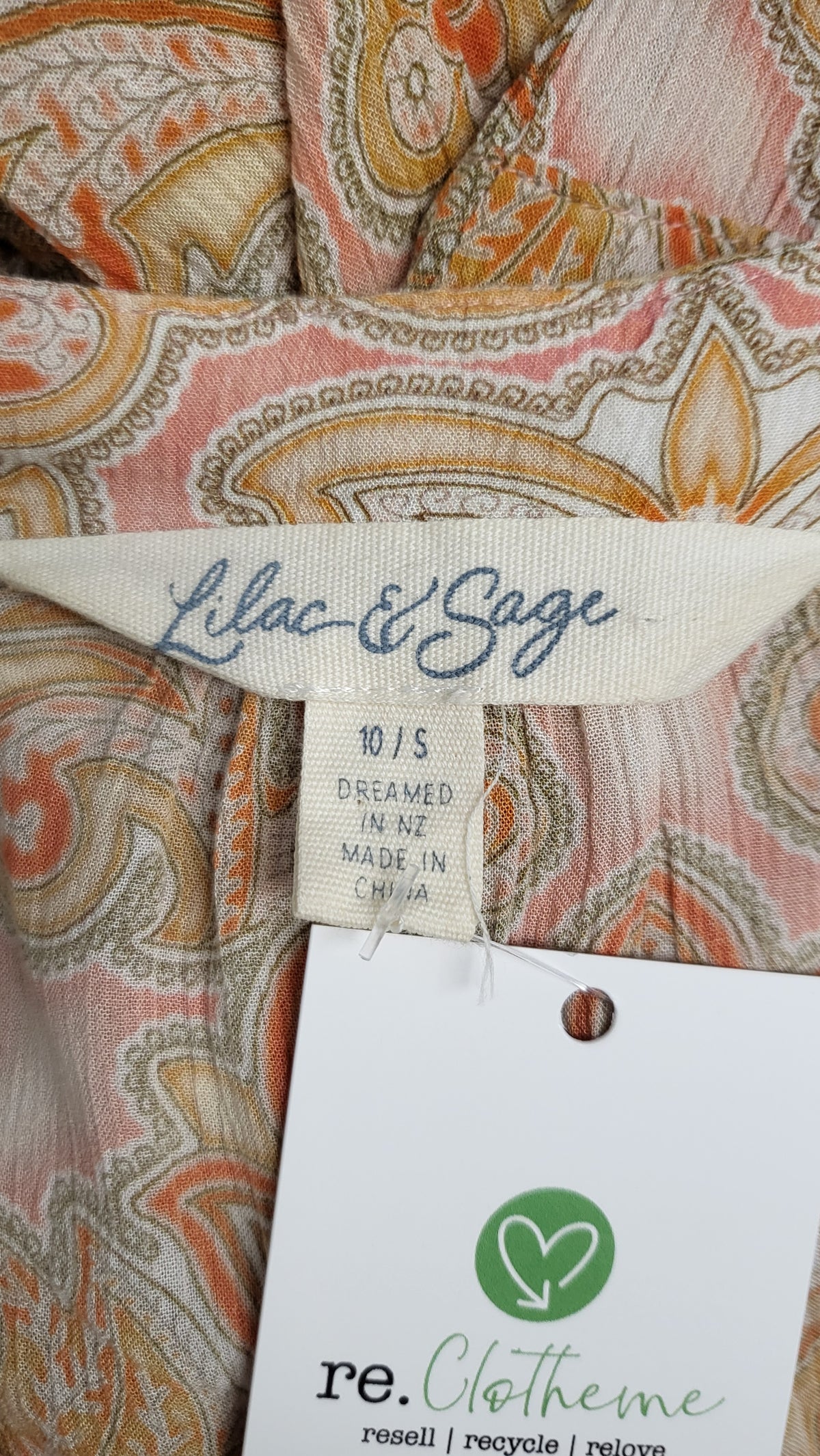 Lilac & Sage Paisley Day Dress (10)