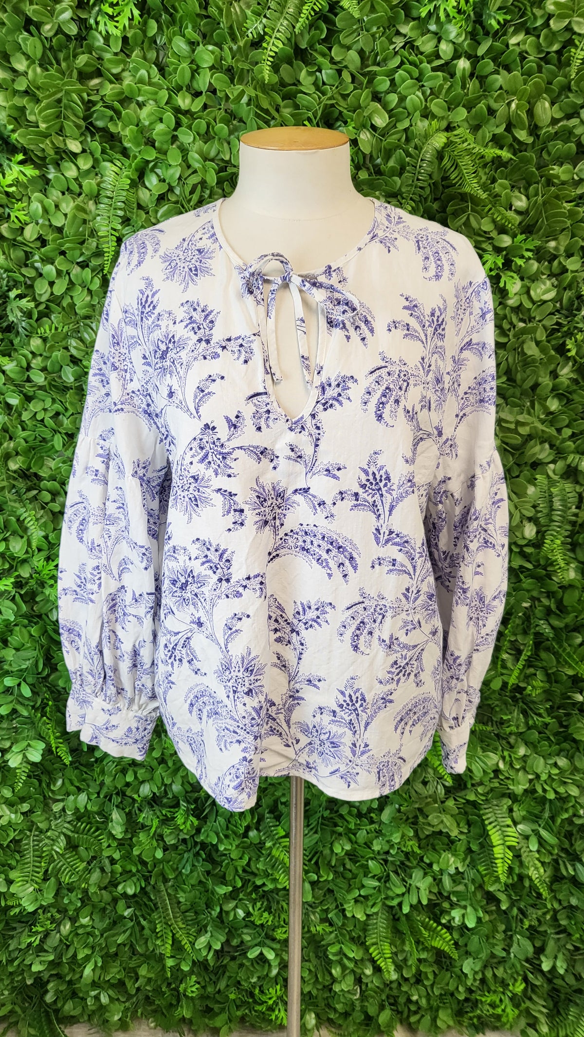 Tuesday Floral Linen Blend Top (14)