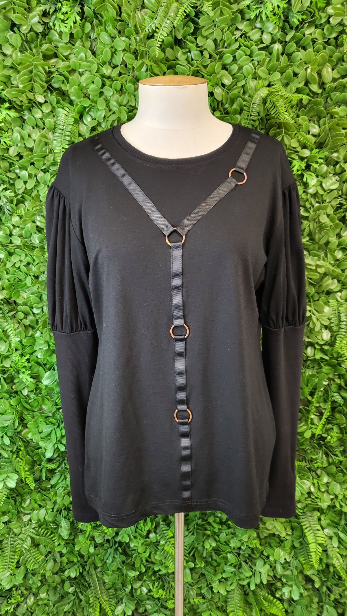 Jane Sutherland Black Harness Top (16)