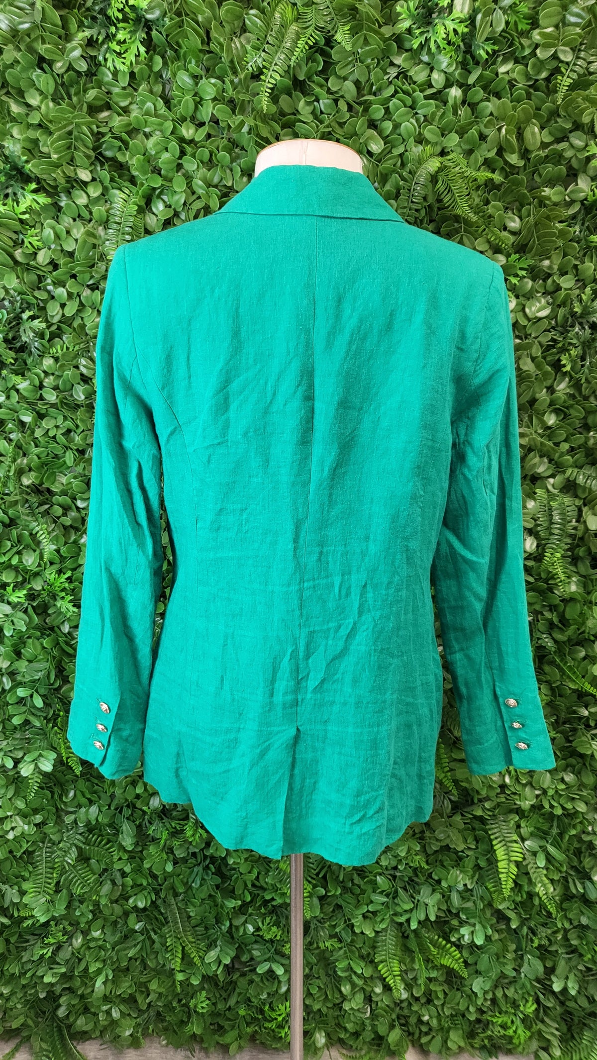 Lemon Tree Green Linen Blazer (10)