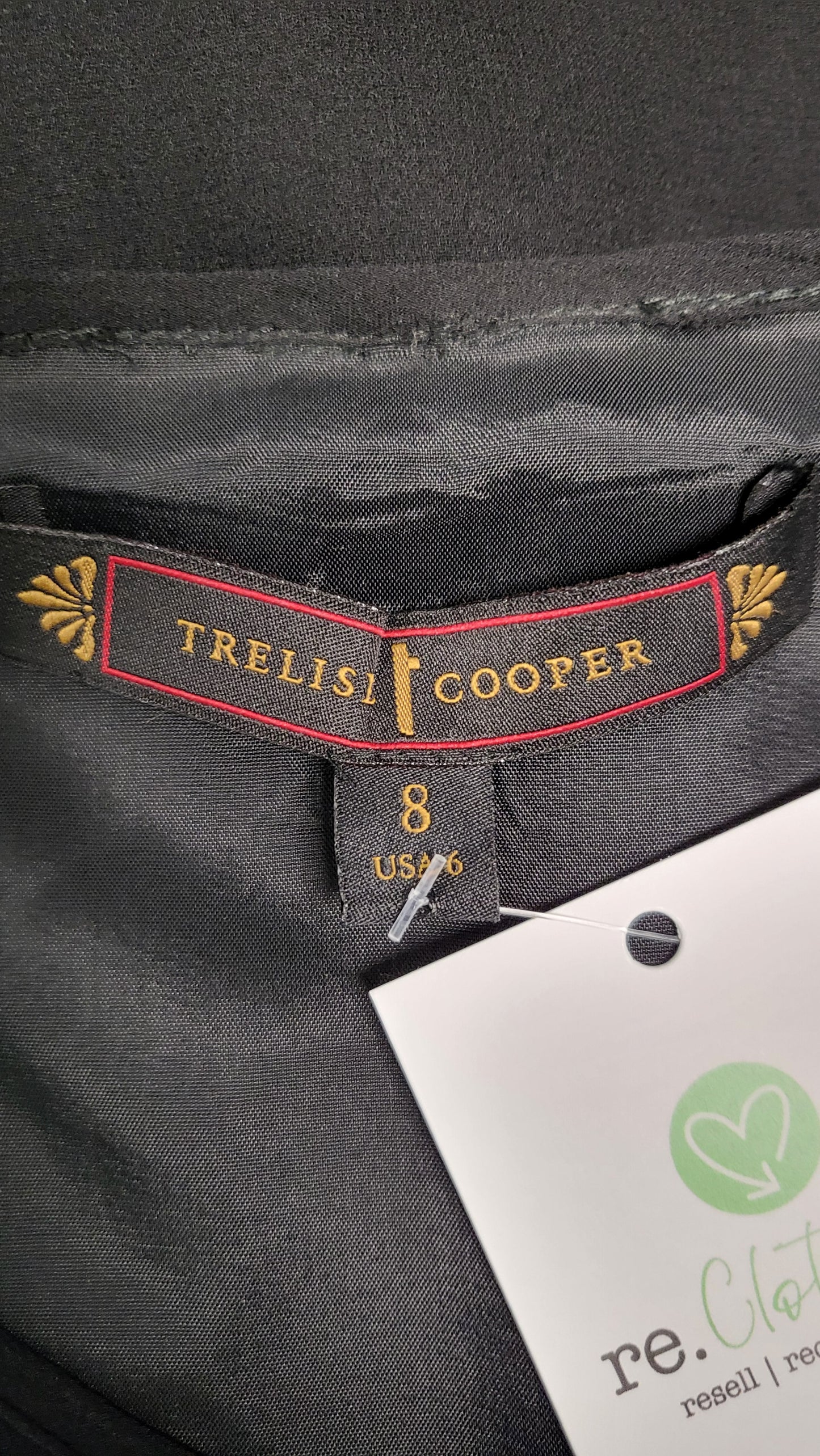 Trelise Cooper Black Paradise Lost Dress (8-10)
