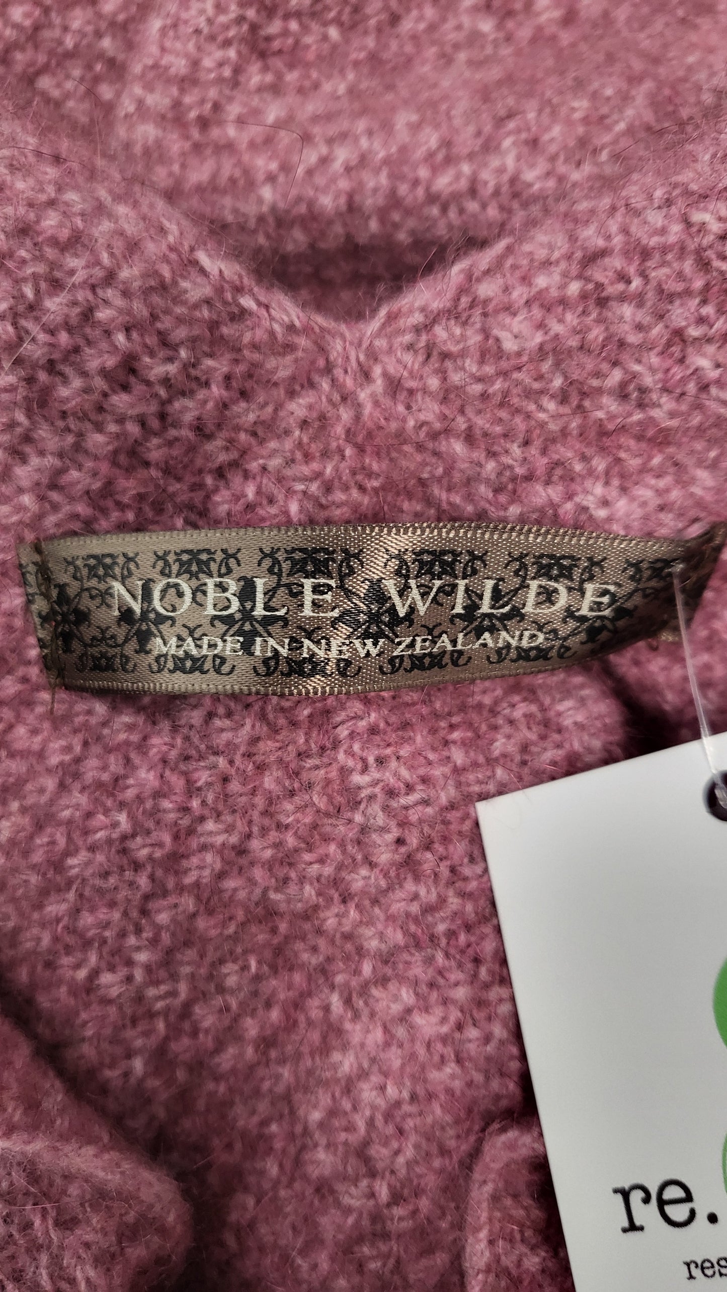 Noble Wilde Pink Possum Merino Cape Knit OSFM