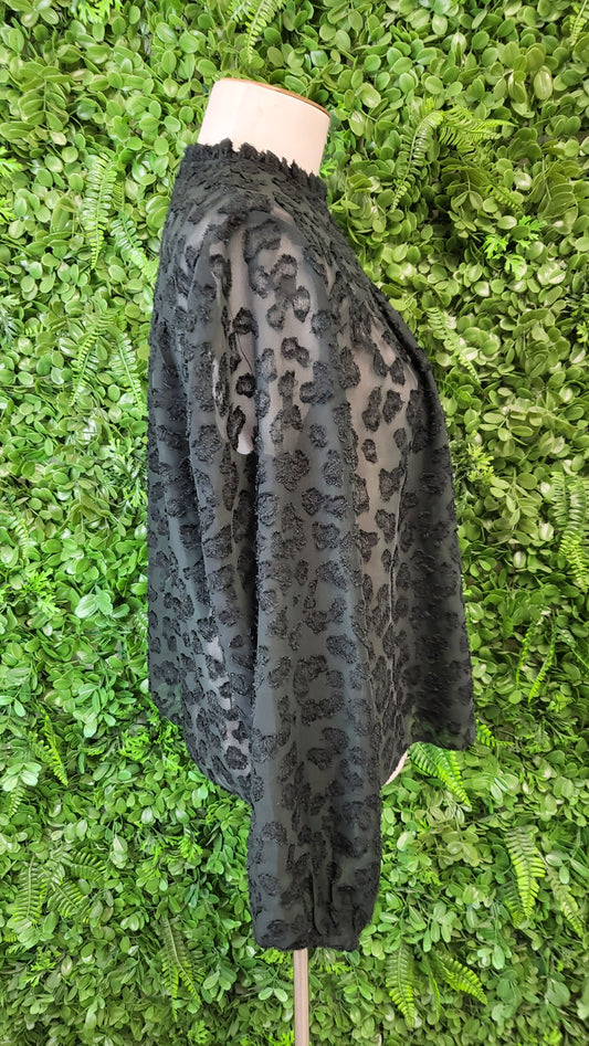 Decjuba Olive Burnout Top (8)