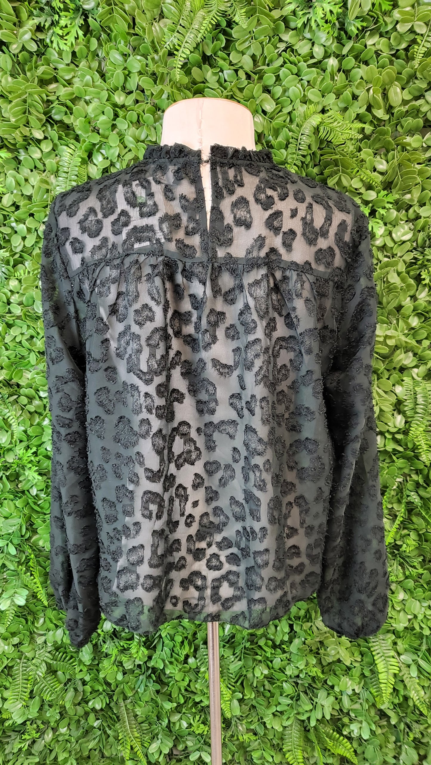 Decjuba Olive Burnout Top (8)