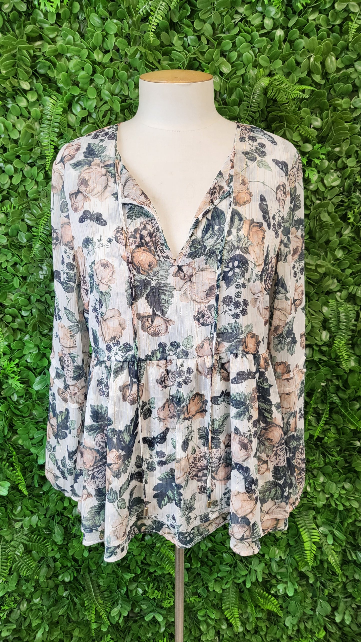 Portmans Floral Babydoll Top (10)