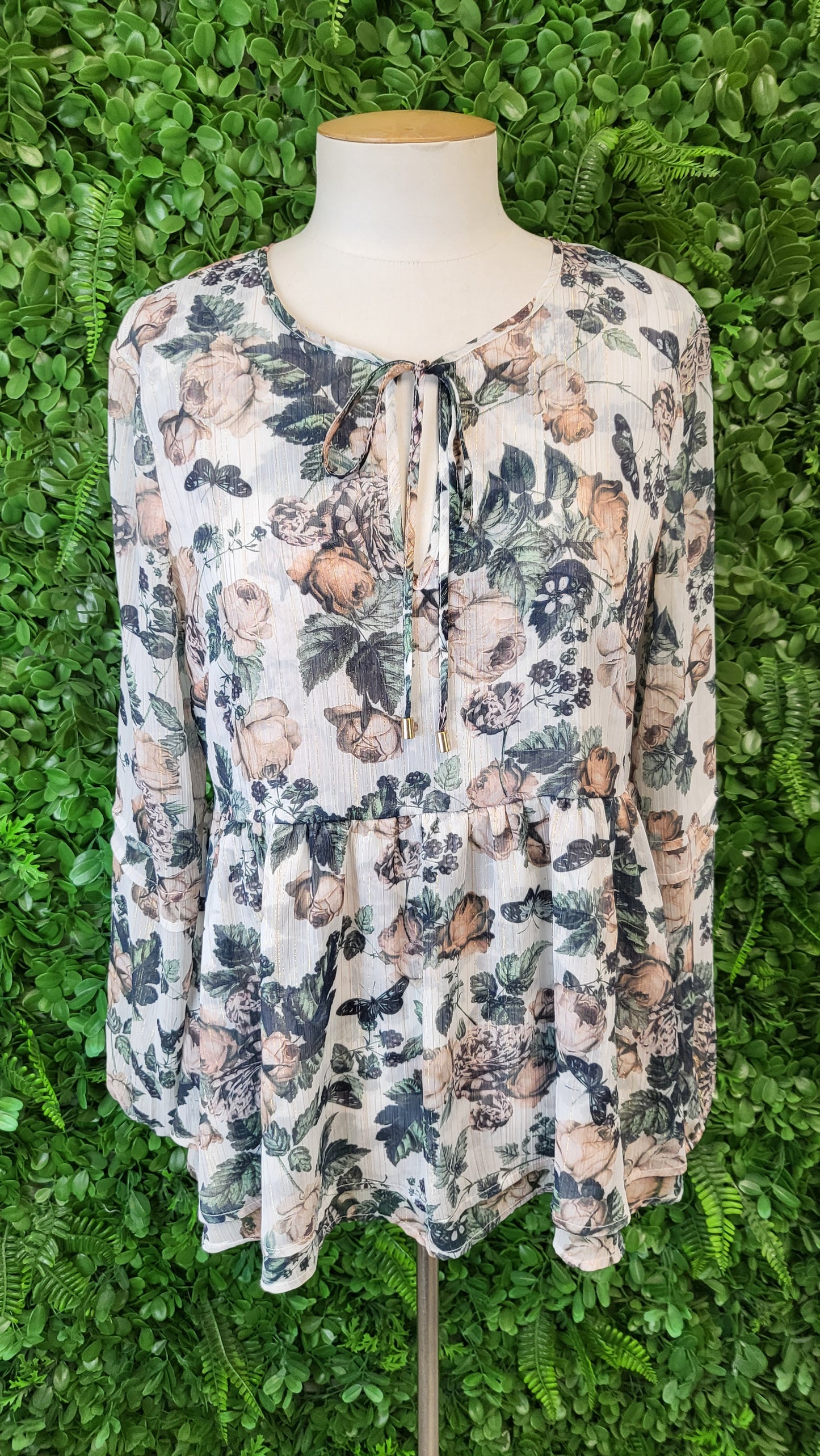Portmans Floral Babydoll Top (10)