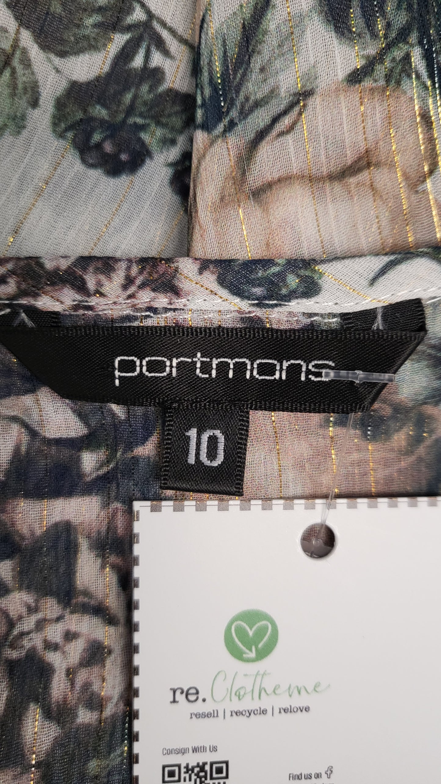 Portmans Floral Babydoll Top (10)