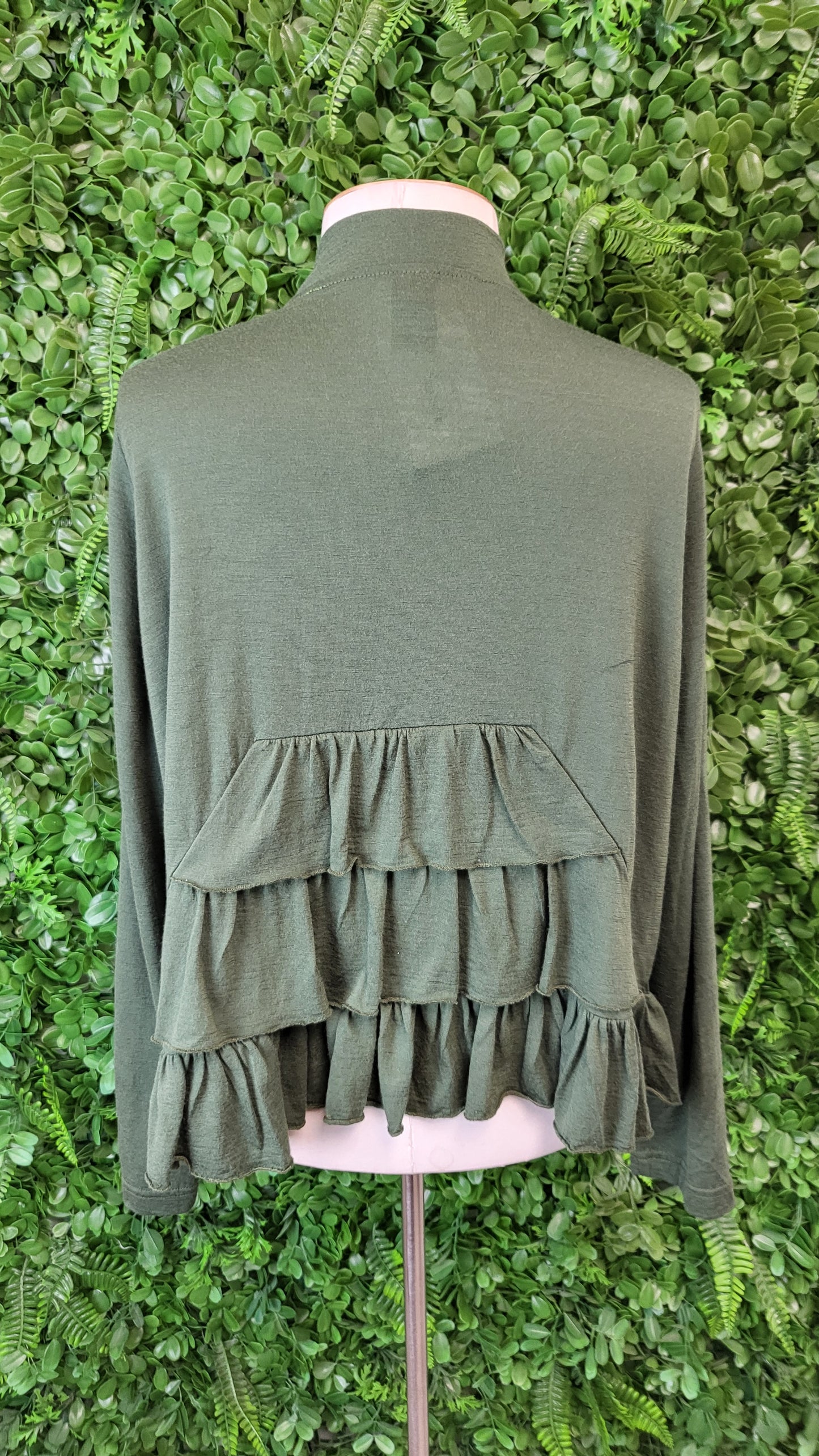 TCD Khaki Merino Cardigan (14)