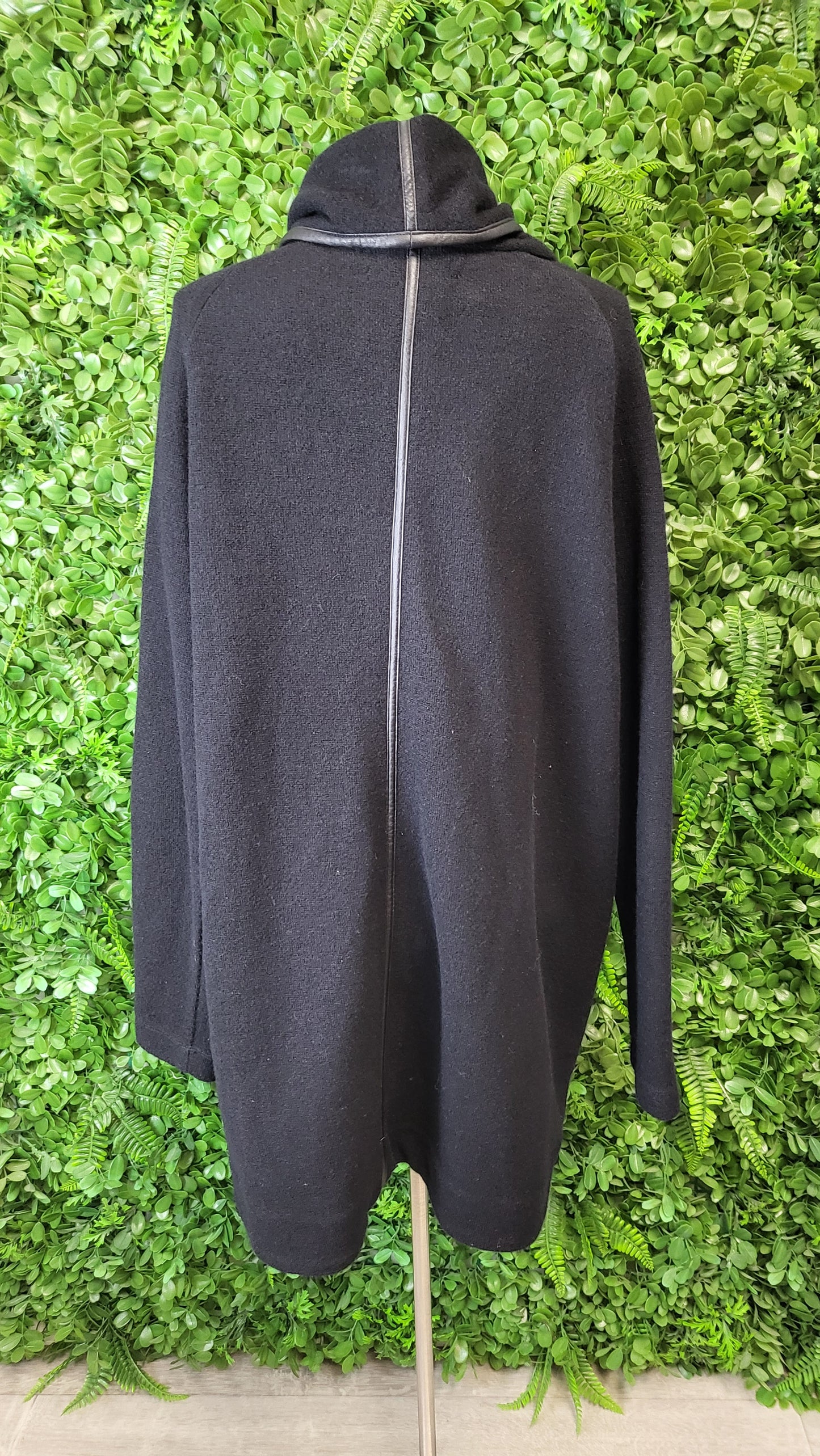 Paula Ryan Black Merino Blend Coat (14-16)