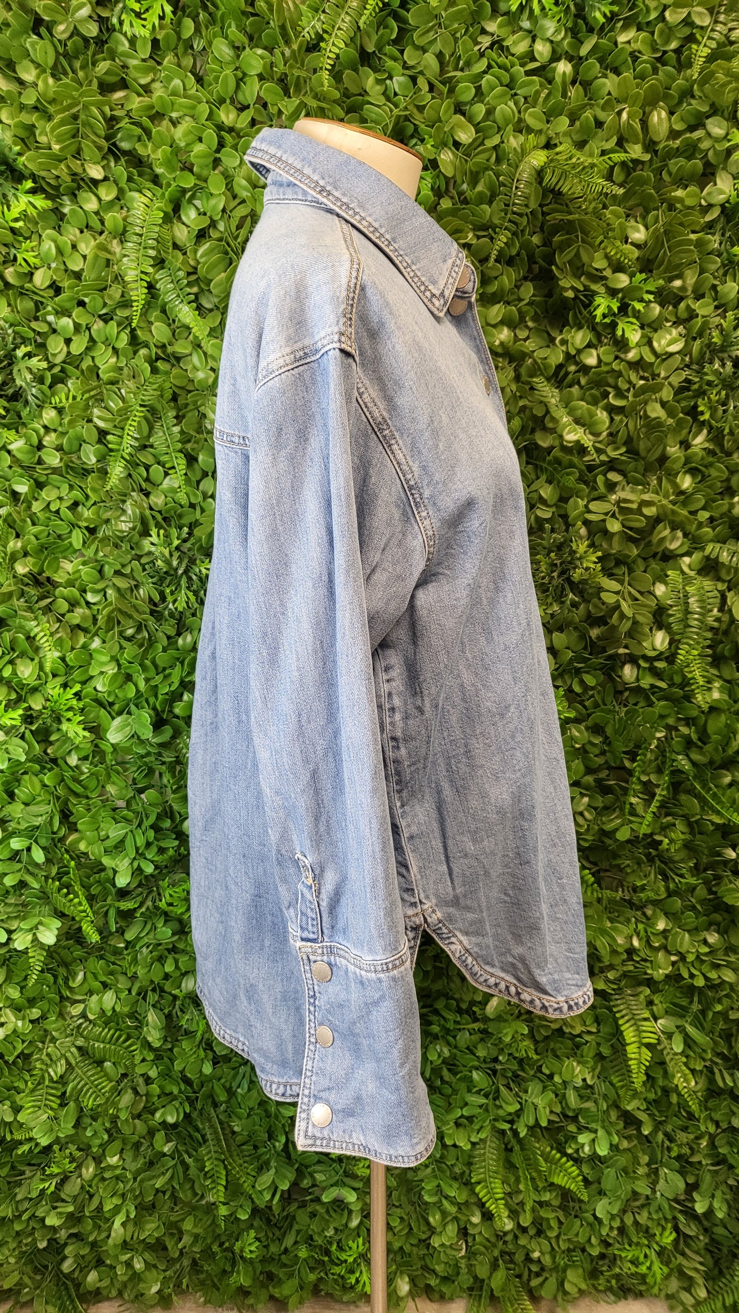 Decjuba Light Wash Denim Shirt (8-12)