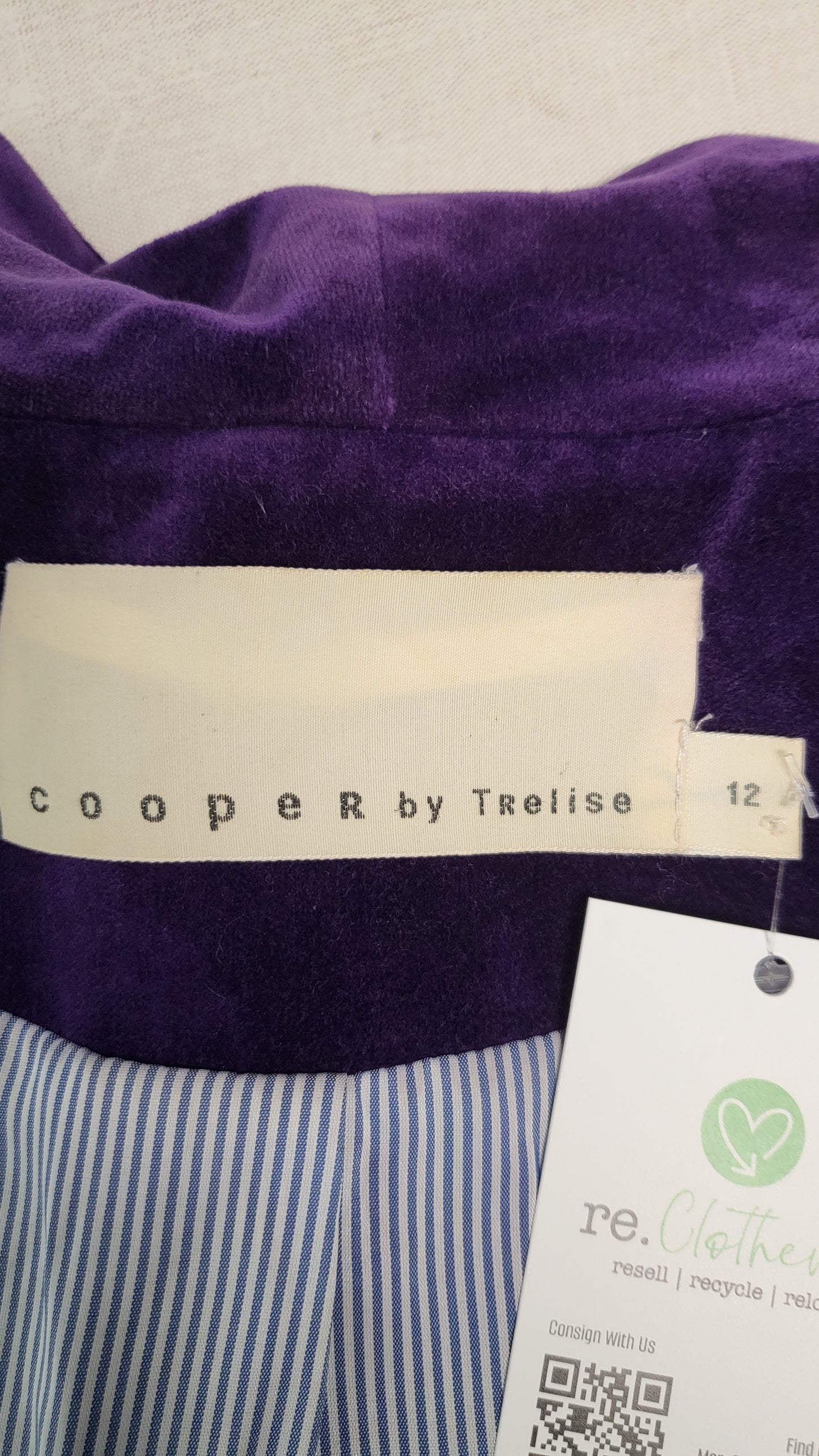 Cooper by Trelise Purple Mischa Button Jacket (12)