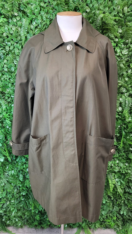 M&S Olive Rain Jacket (16-18)