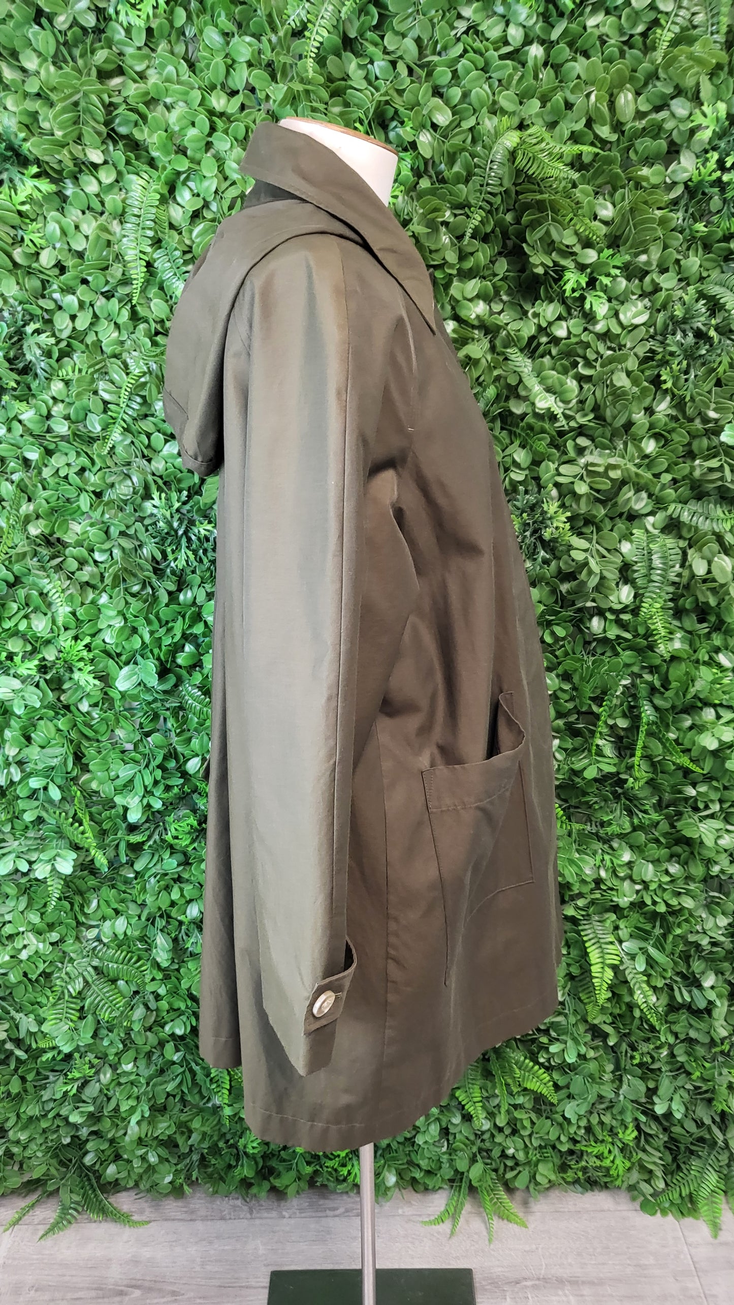 M&S Olive Rain Jacket (16-18)