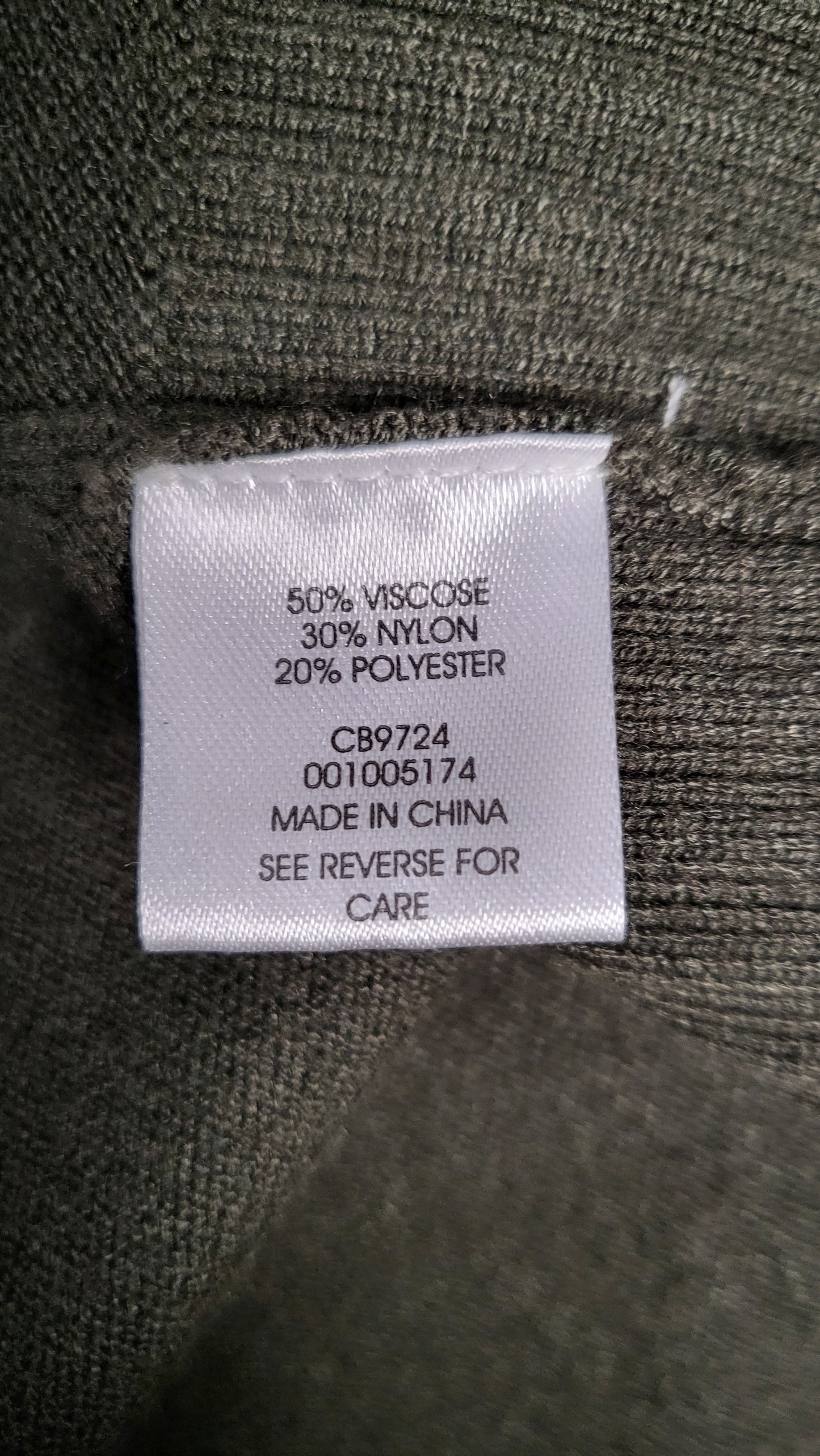 Coco & Belle Khaki Longline Cardi Knit (12-14)
