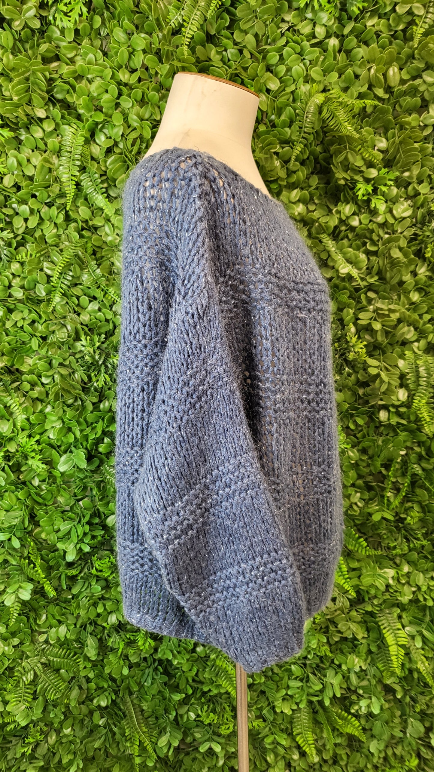 Made in Italy Blue Mohair Knit (10-12)