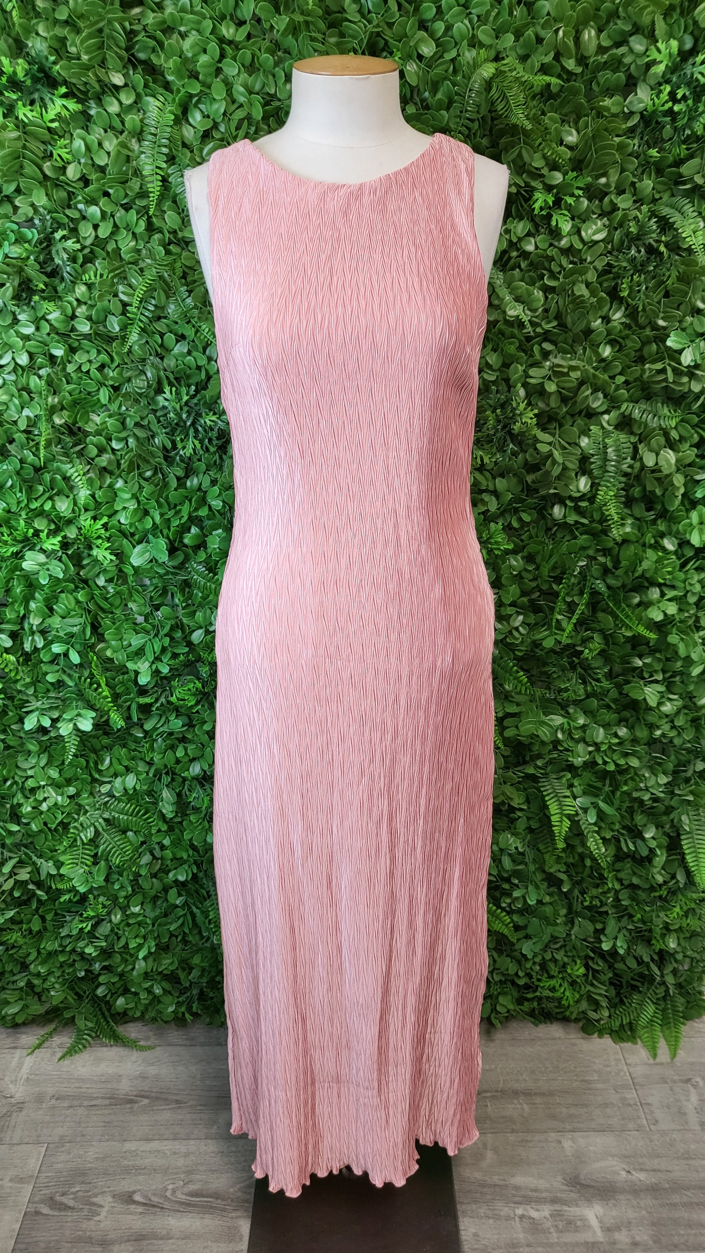Jorge Pink Textured Dress (10)