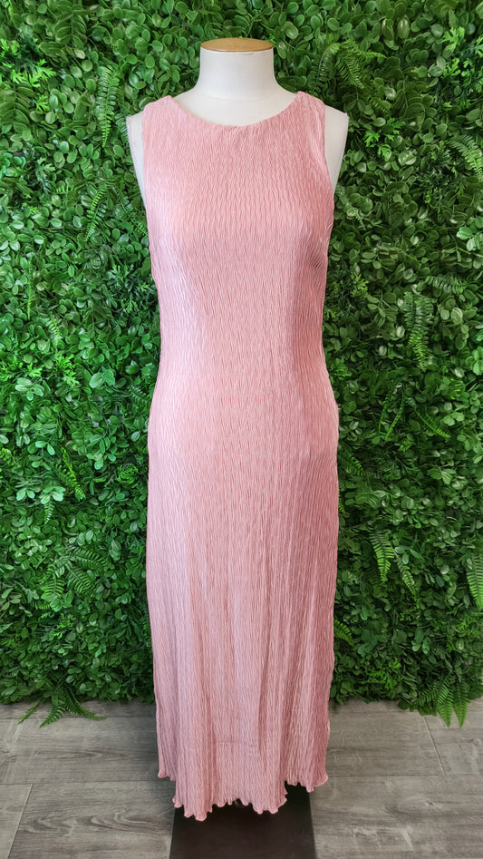 Jorge Pink Textured Dress (10)