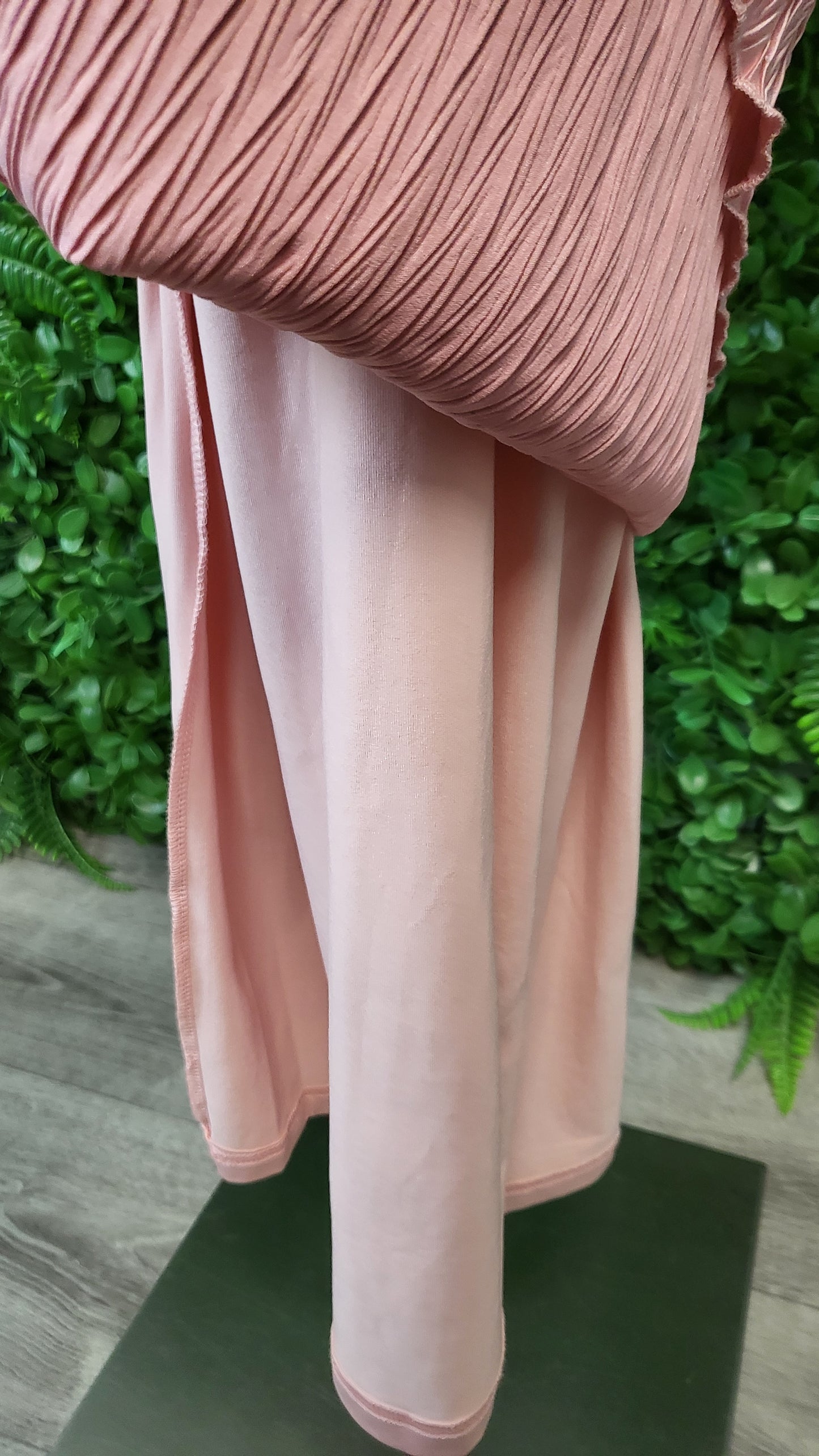 Jorge Pink Textured Dress (10)