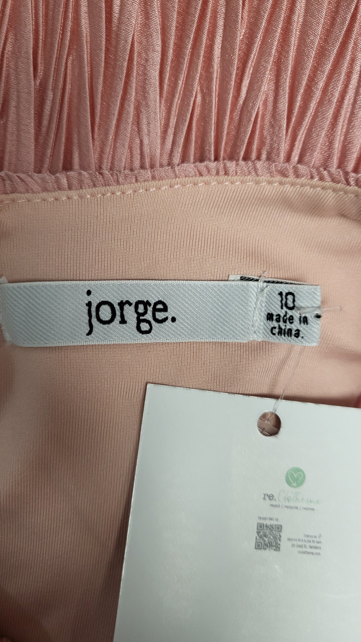 Jorge Pink Textured Dress (10)