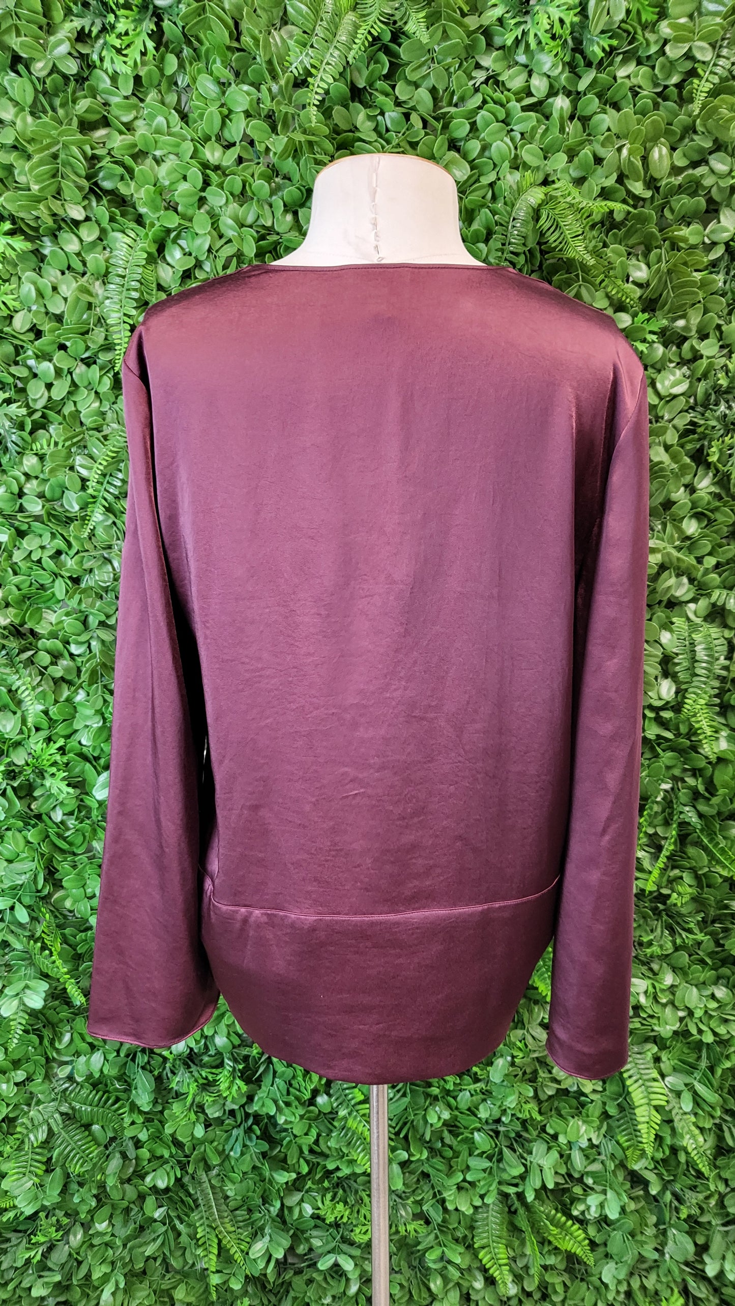 Witchery Plum Sateen Tie Top (10)