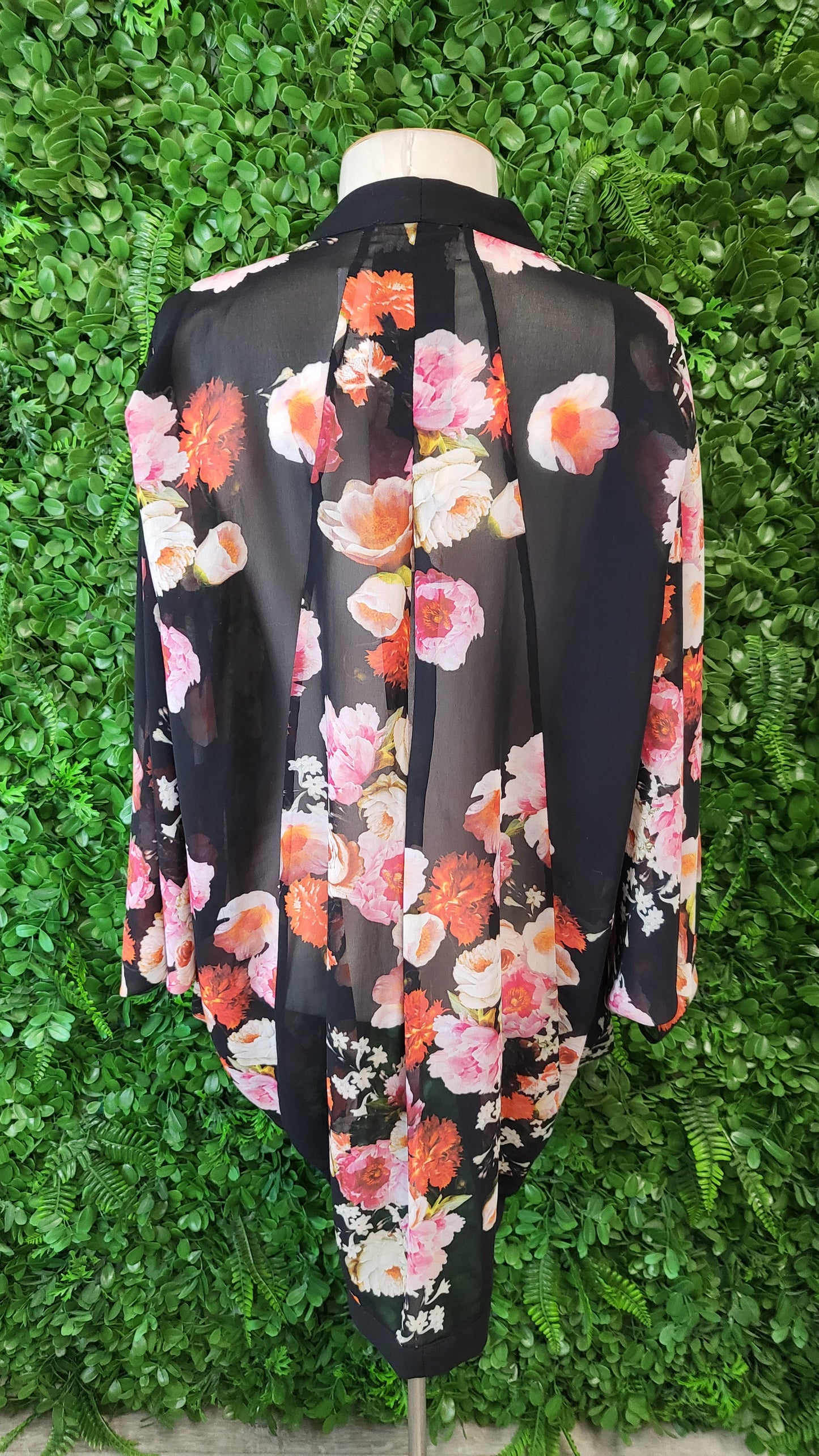 Pretty Basic by Augustine Floral Kimono Cardi OSFM