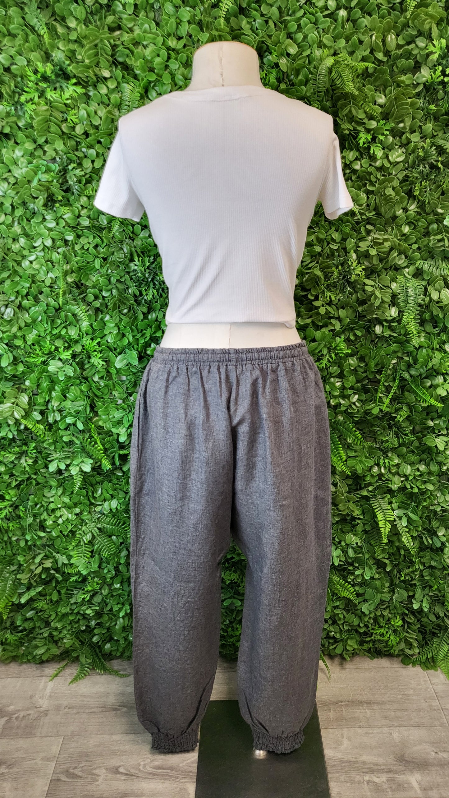Lordship Linen Grey Linen Joggers (16)