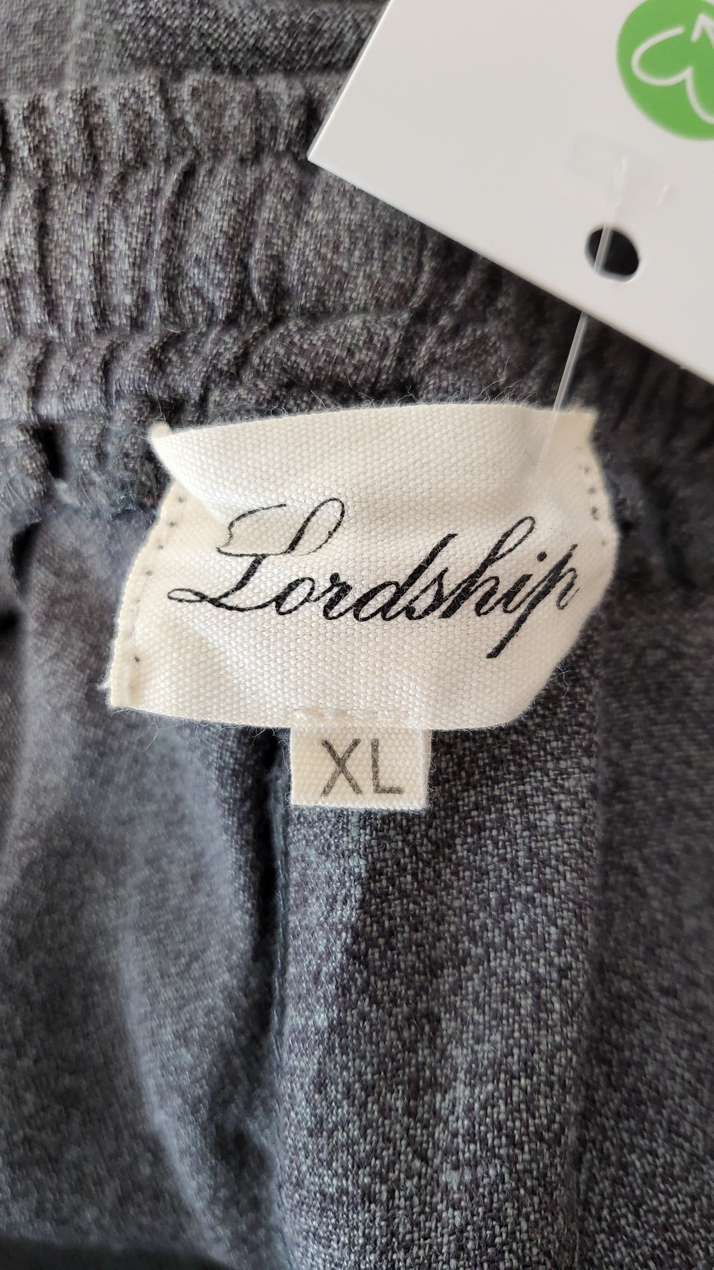 Lordship Linen Grey Linen Joggers (16)