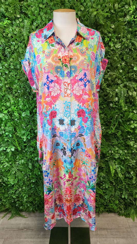 Givoni Print Viscose Shirt Dress (10)