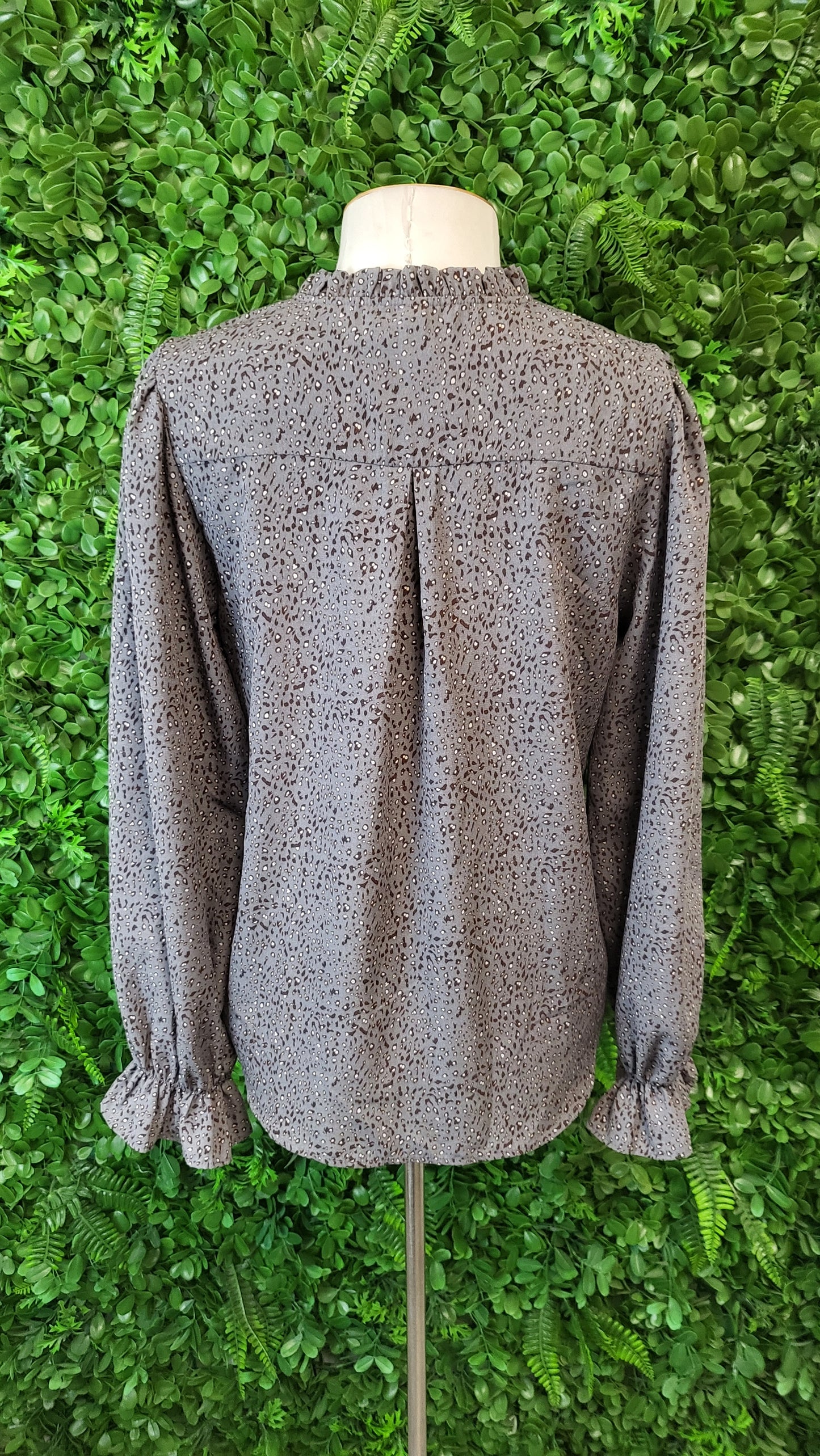 Seeking Lola Print Pleat Blouse (8)
