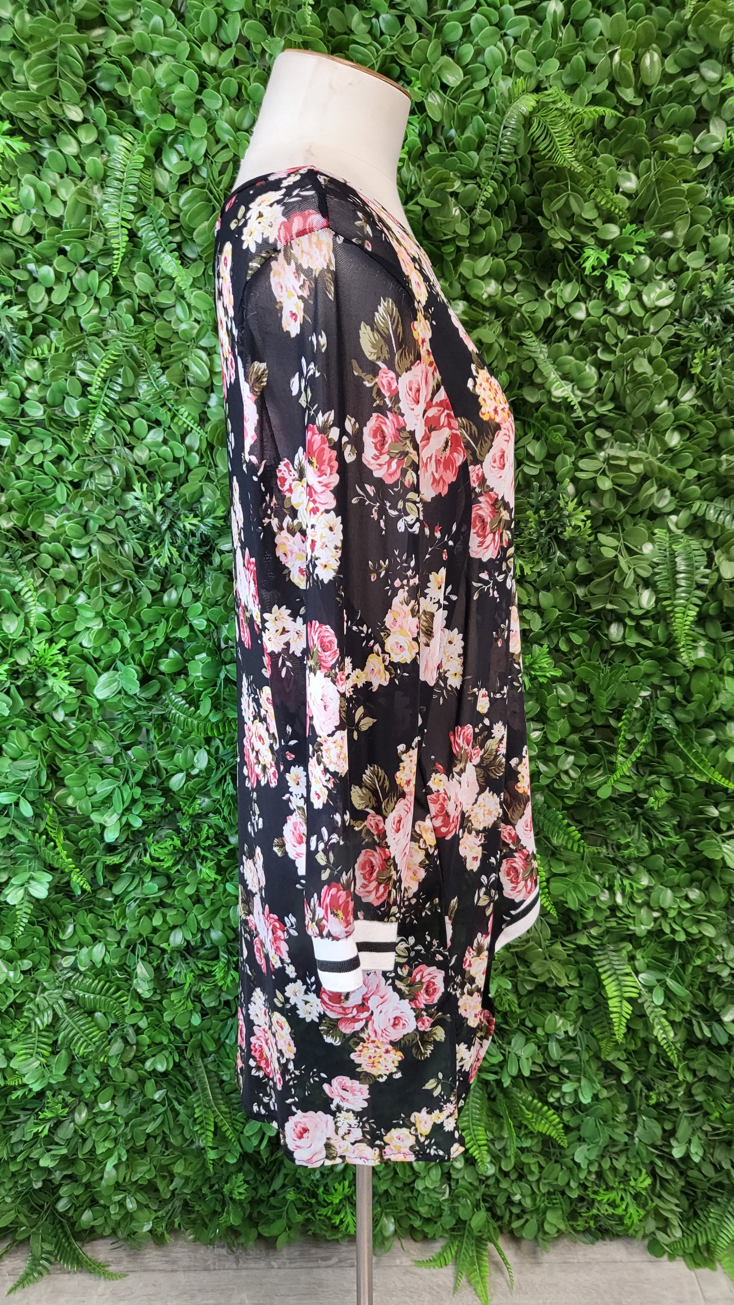 Charlo Print Mesh Top (8)