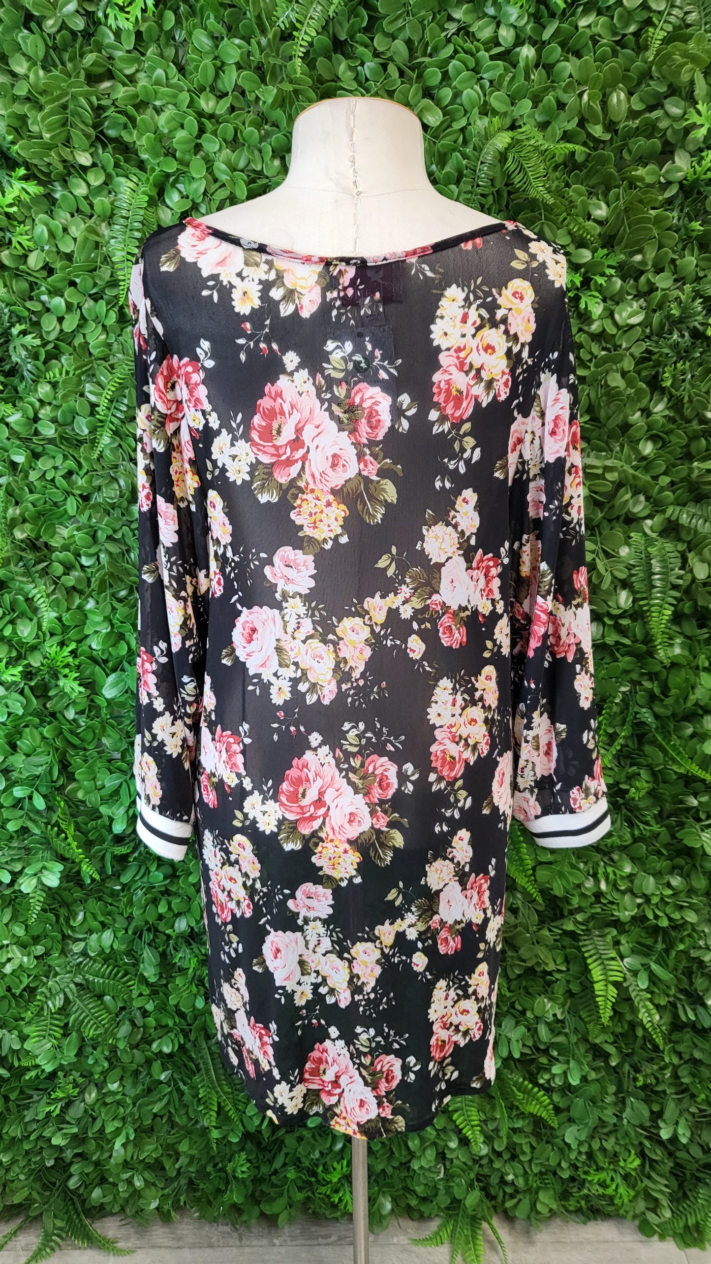 Charlo Print Mesh Top (8)