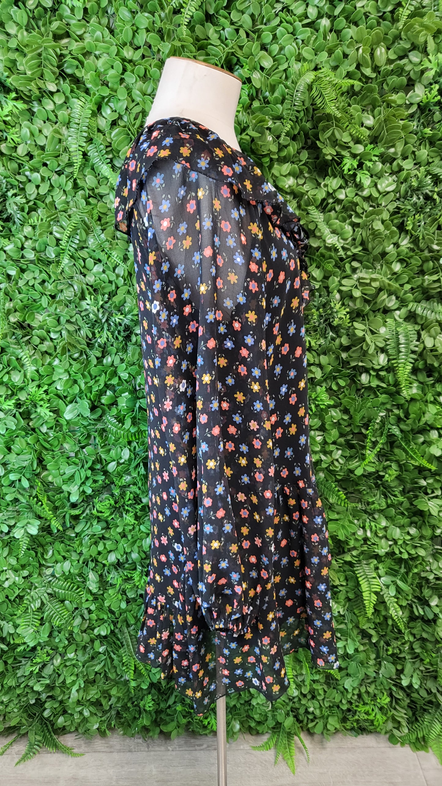 Denny Rose Print Mini Dress (10)