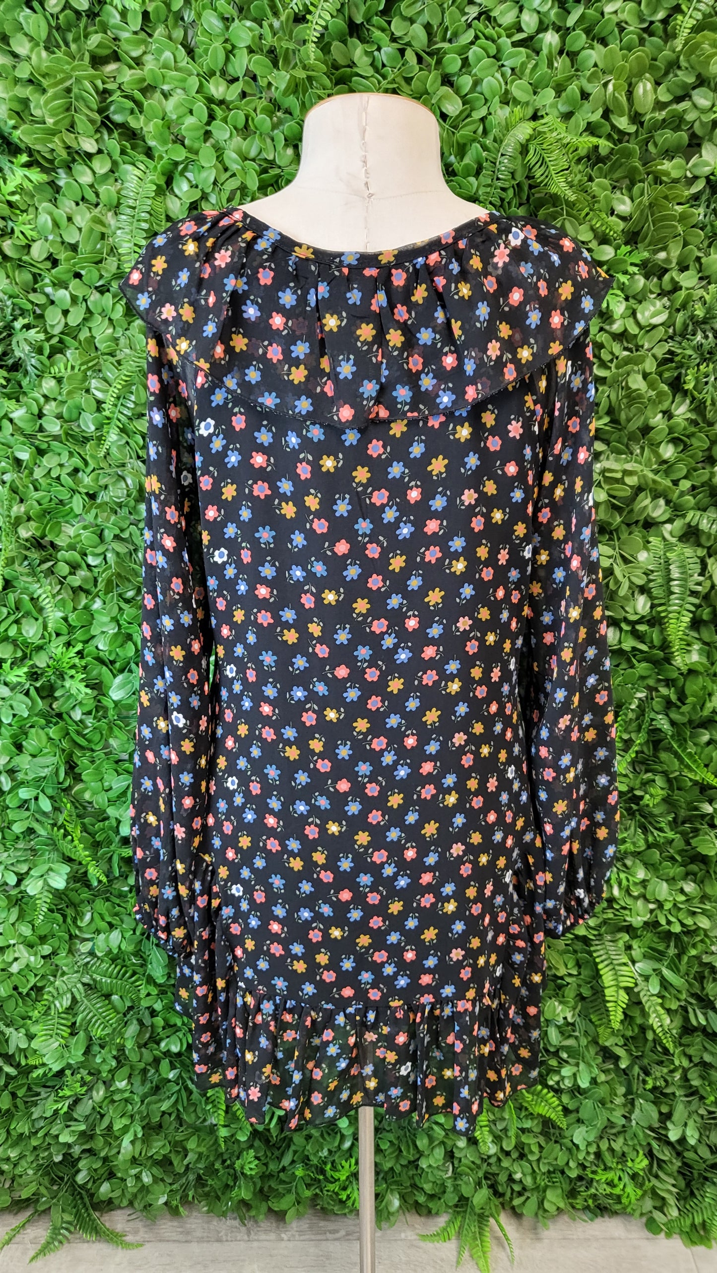 Denny Rose Print Mini Dress (10)