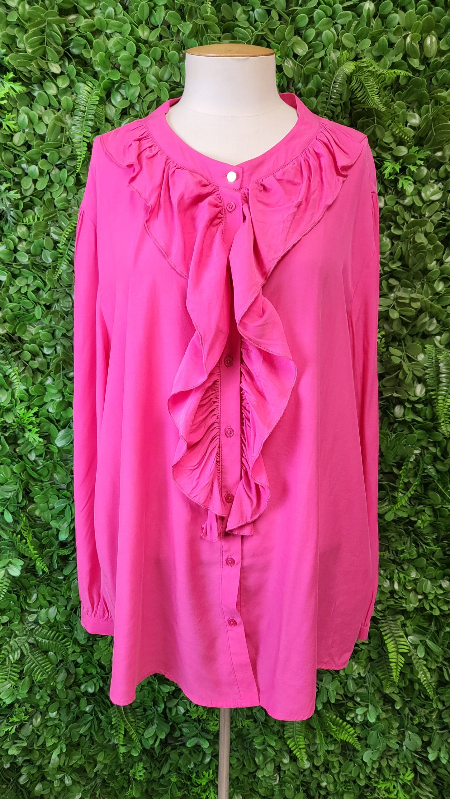 Moke Pink Frill Shirt BNWT (18)