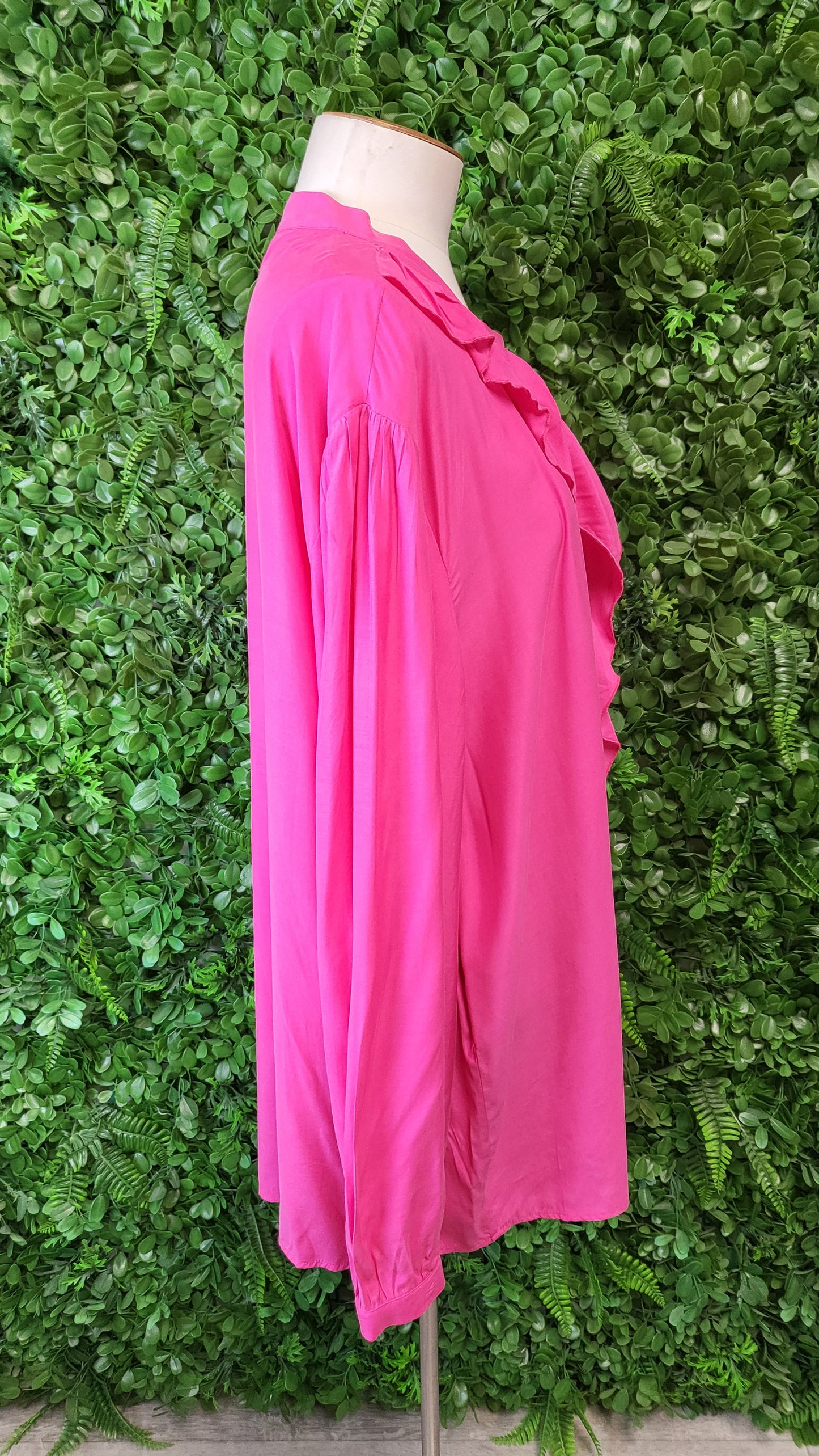 Moke Pink Frill Shirt BNWT (18)