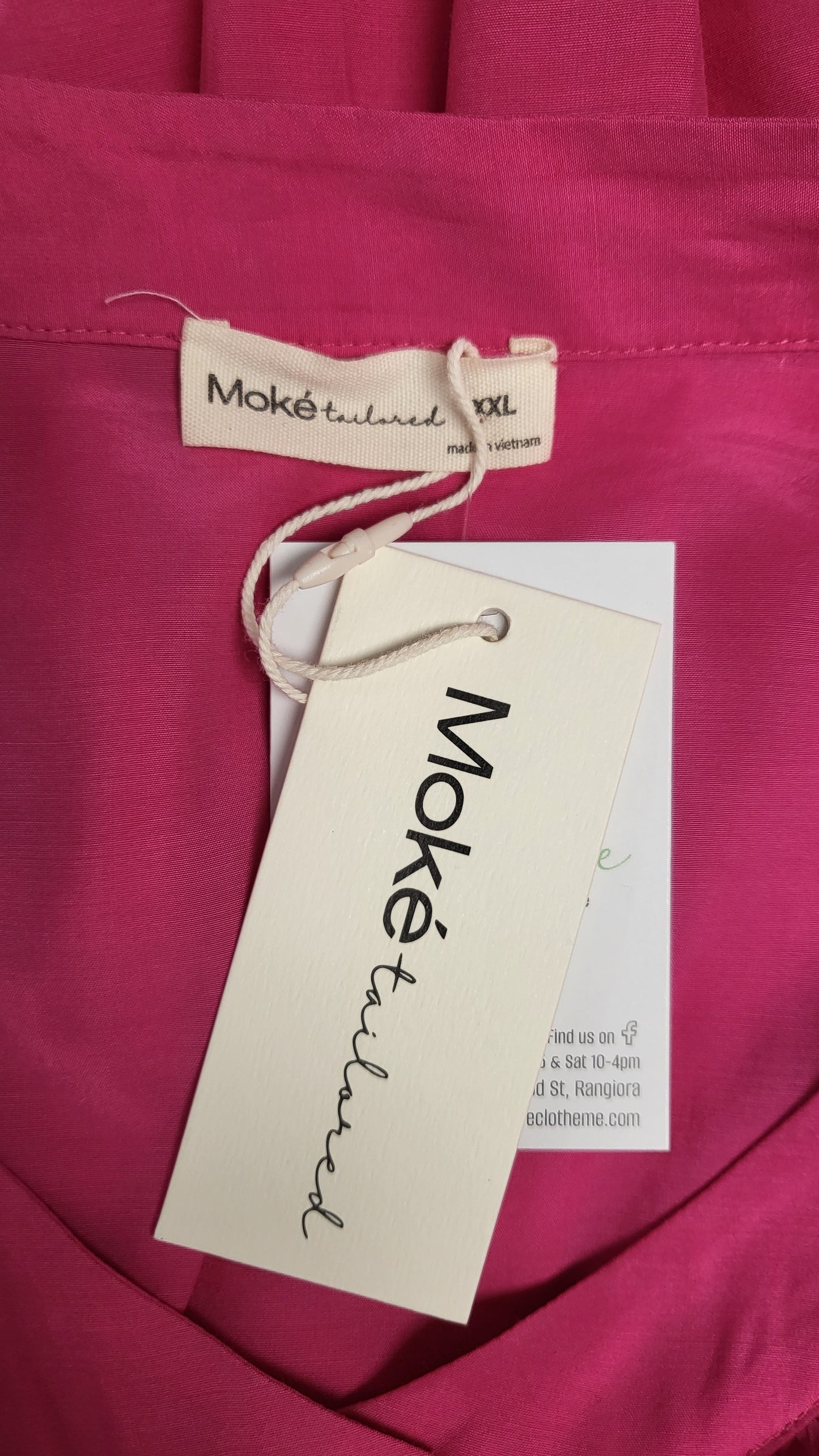 Moke Pink Frill Shirt BNWT (18)