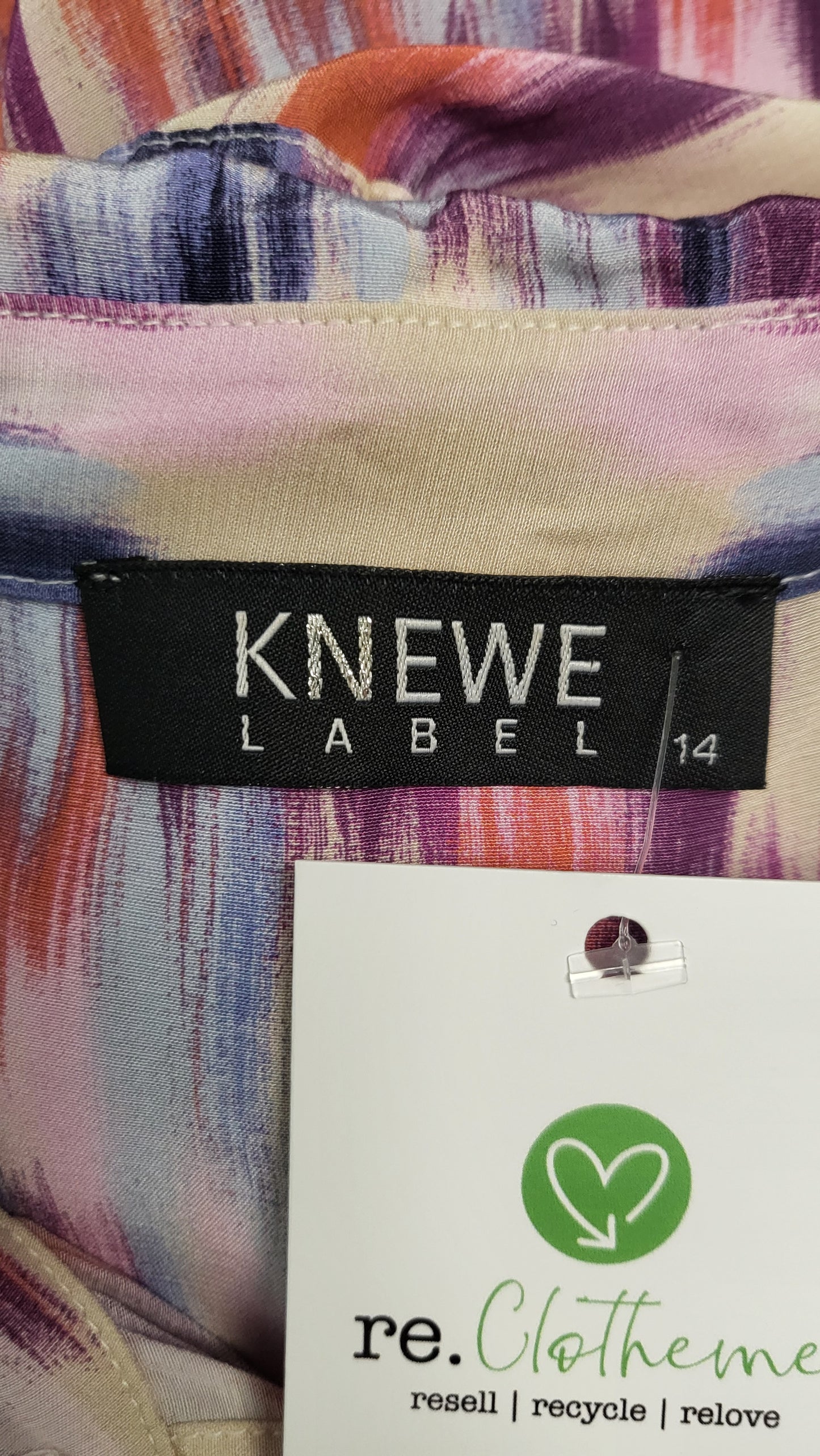 Knewe Label Multi Smudge Dress (12-14)
