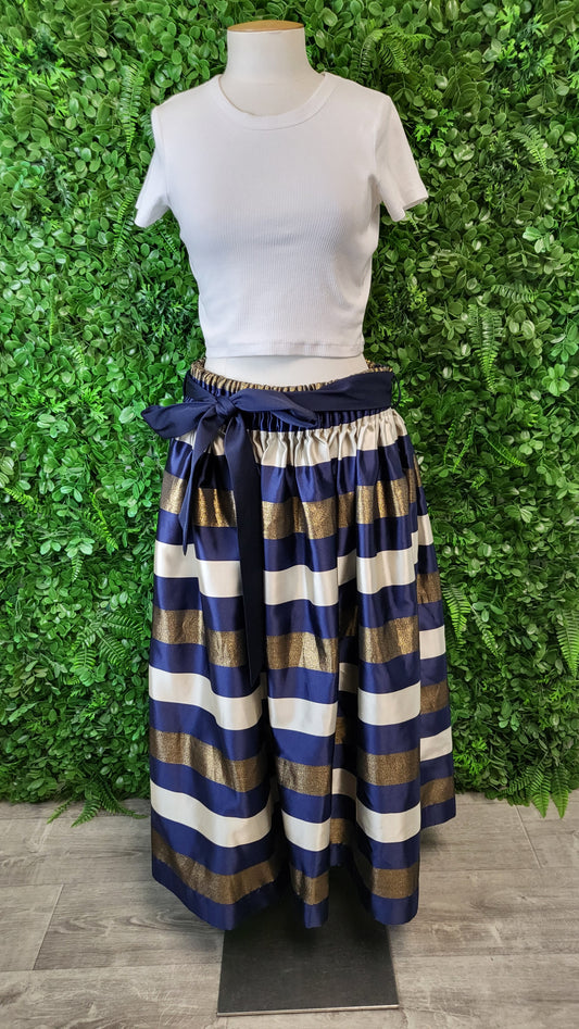 World Metallic Gathered Skirt (12)