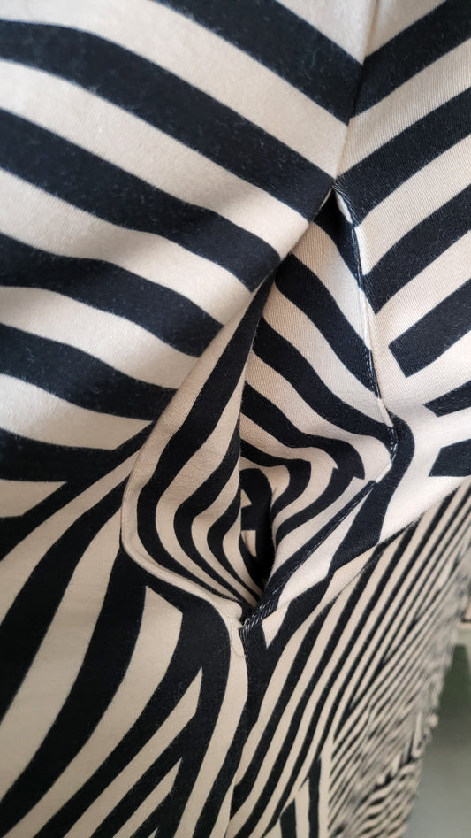 Marco Polo Stripe Spliced Dress BNWT (16)