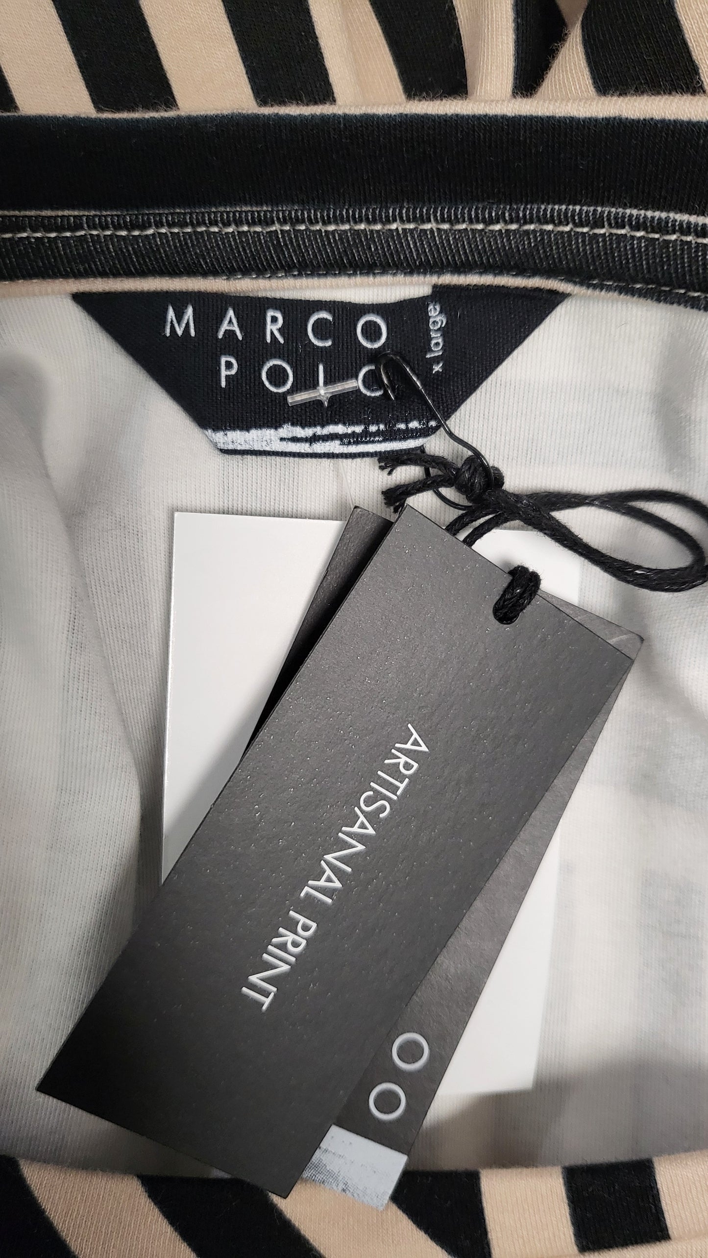 Marco Polo Stripe Spliced Dress BNWT (16)